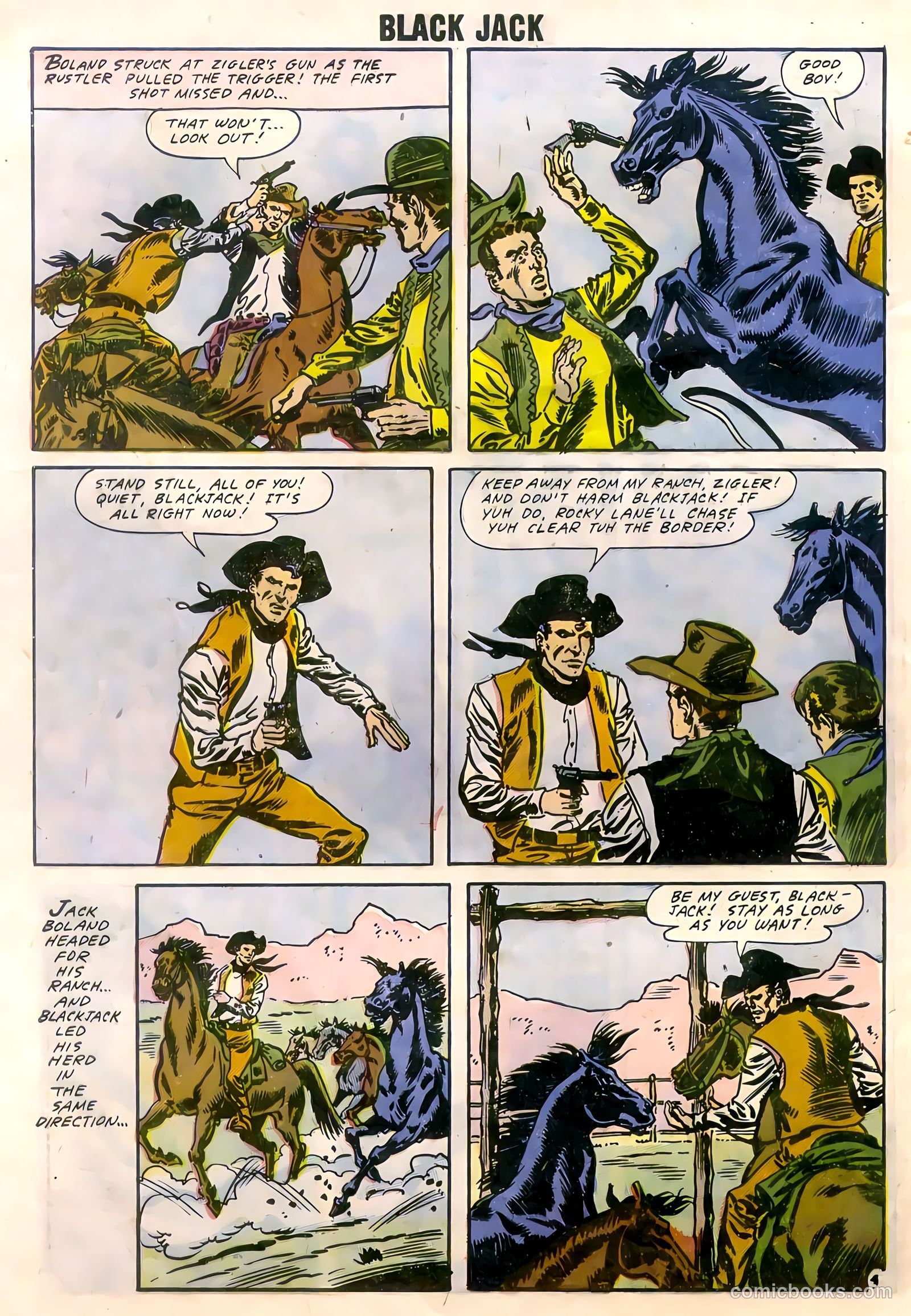 Rocky Lane's Black Jack #22 — page 62 of 66