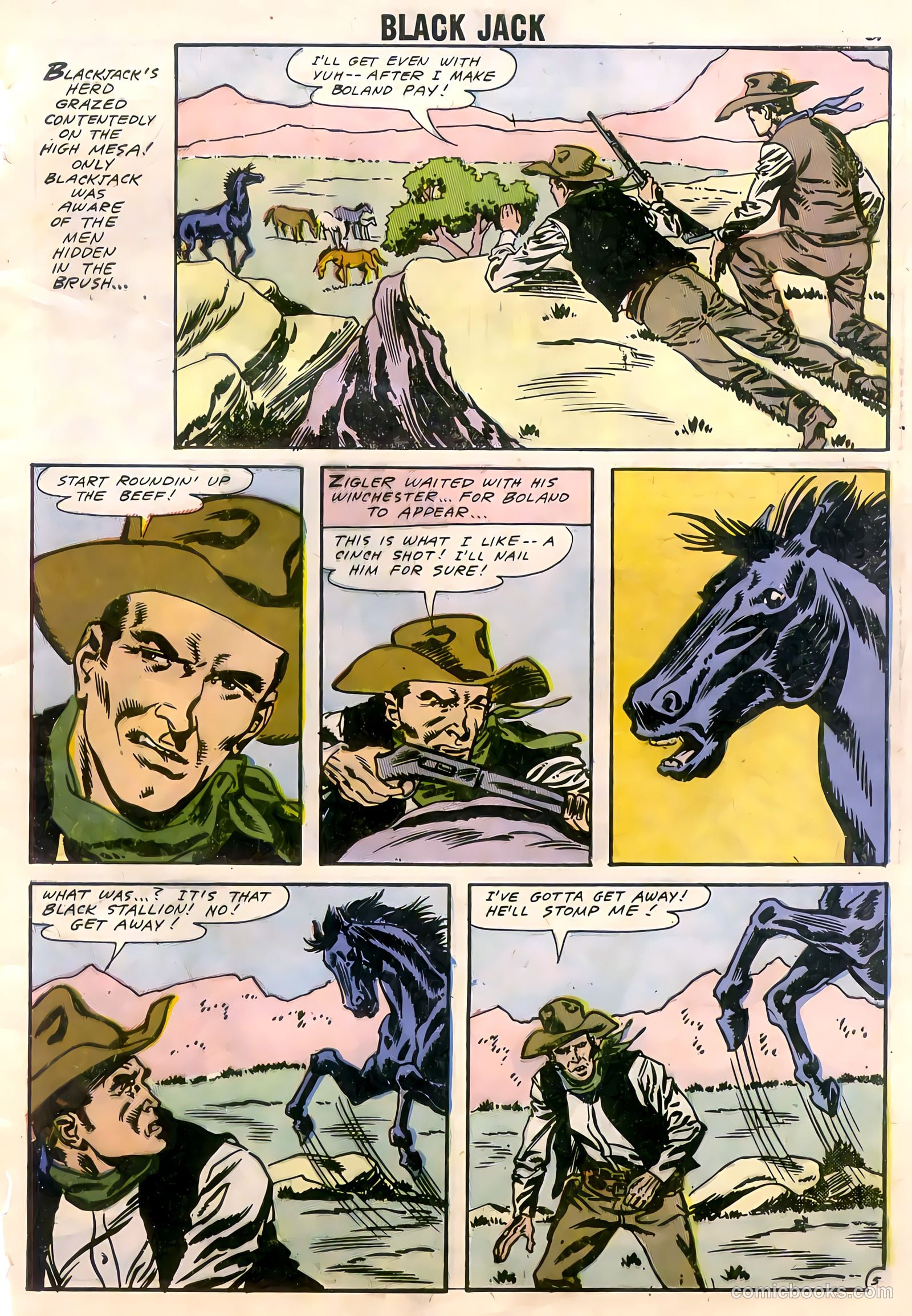 Rocky Lane's Black Jack #22 — page 63 of 66