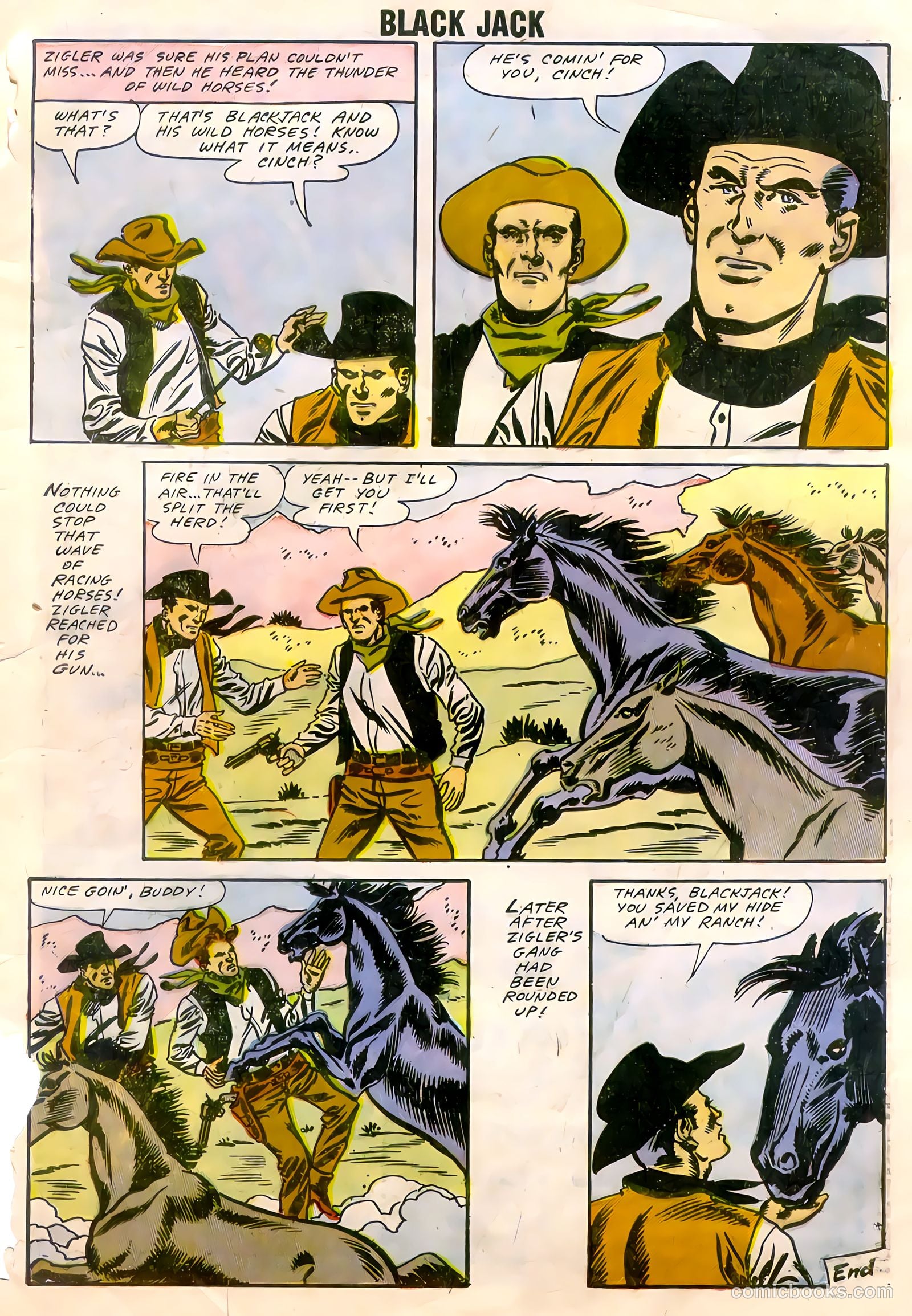 Rocky Lane's Black Jack #22 — page 65 of 66