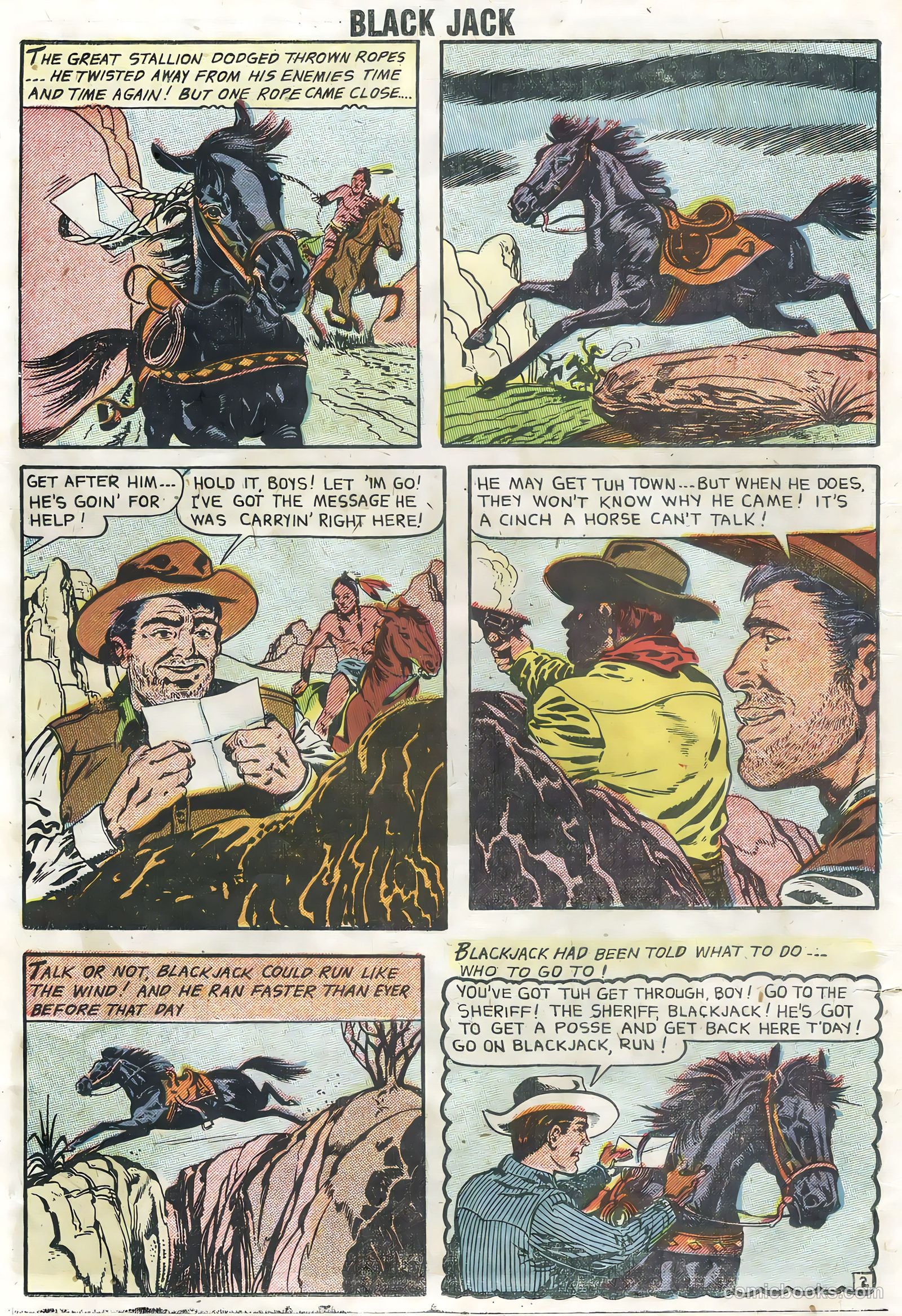 Rocky Lane's Black Jack #23 — page 14 of 36