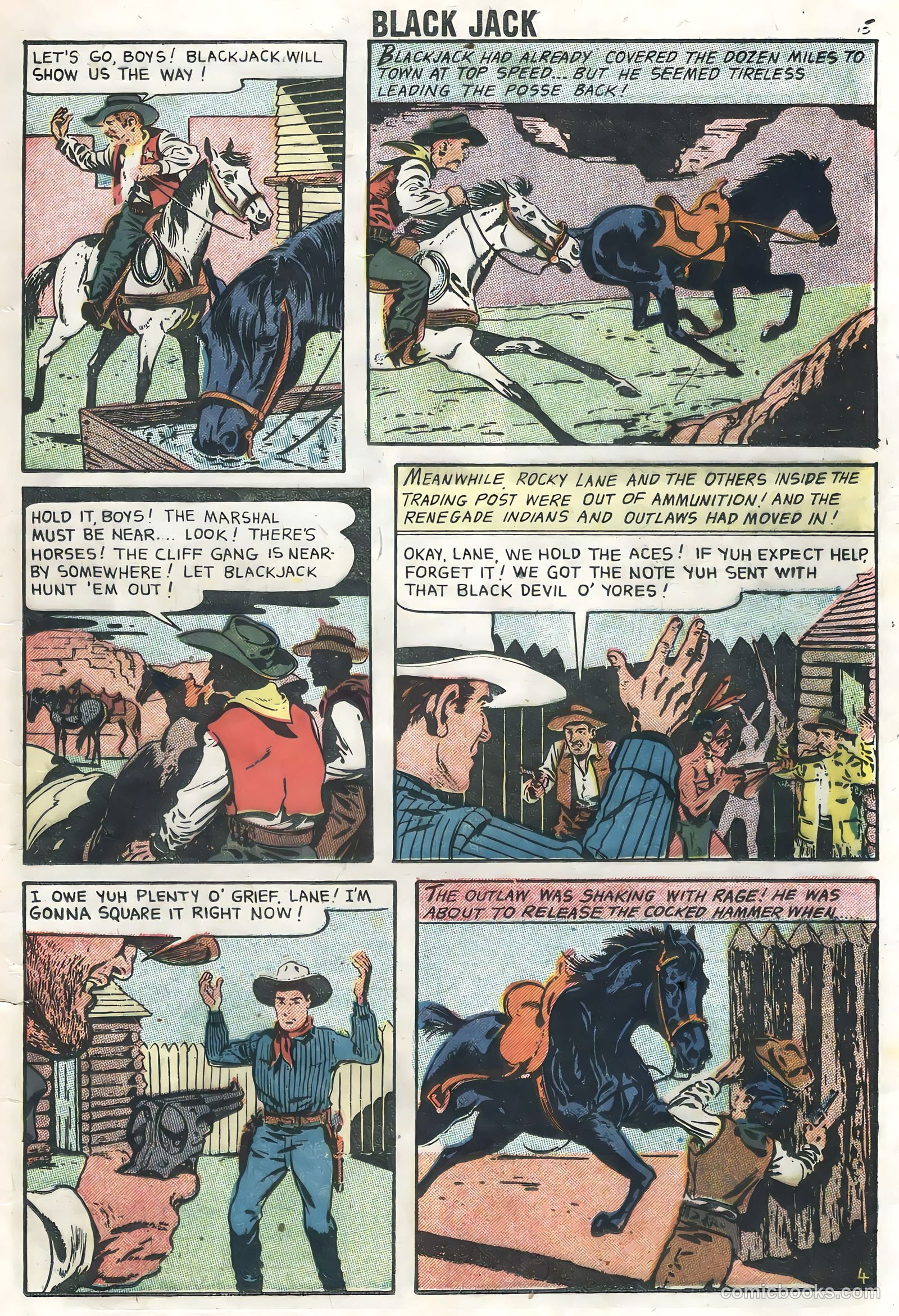 Rocky Lane's Black Jack #23 — page 17 of 36