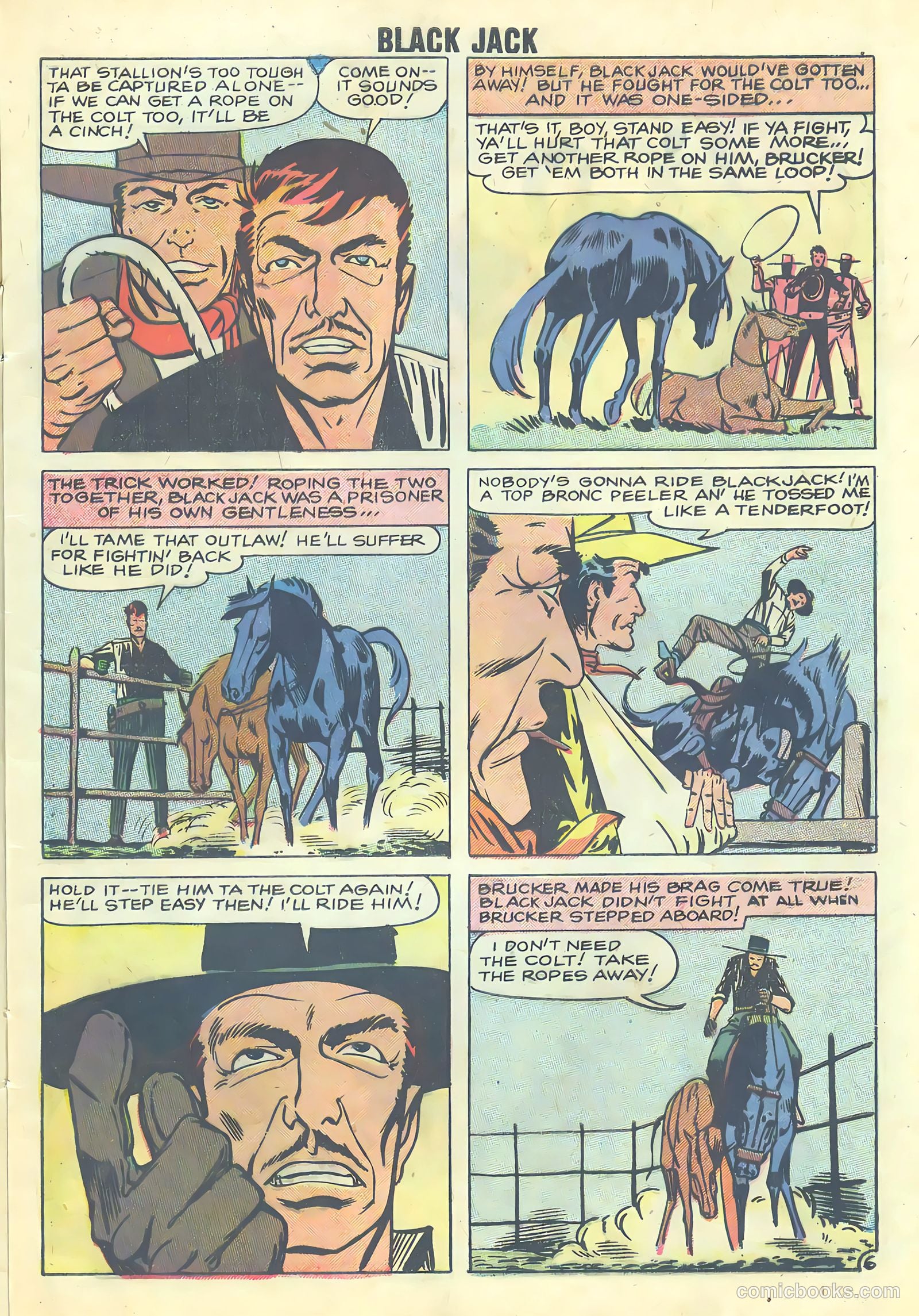 Rocky Lane's Black Jack #24 — page 9 of 36