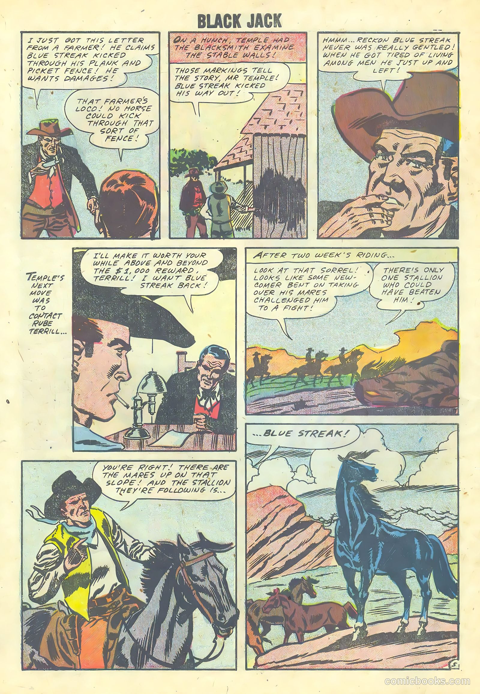 Rocky Lane's Black Jack #24 — page 30 of 36
