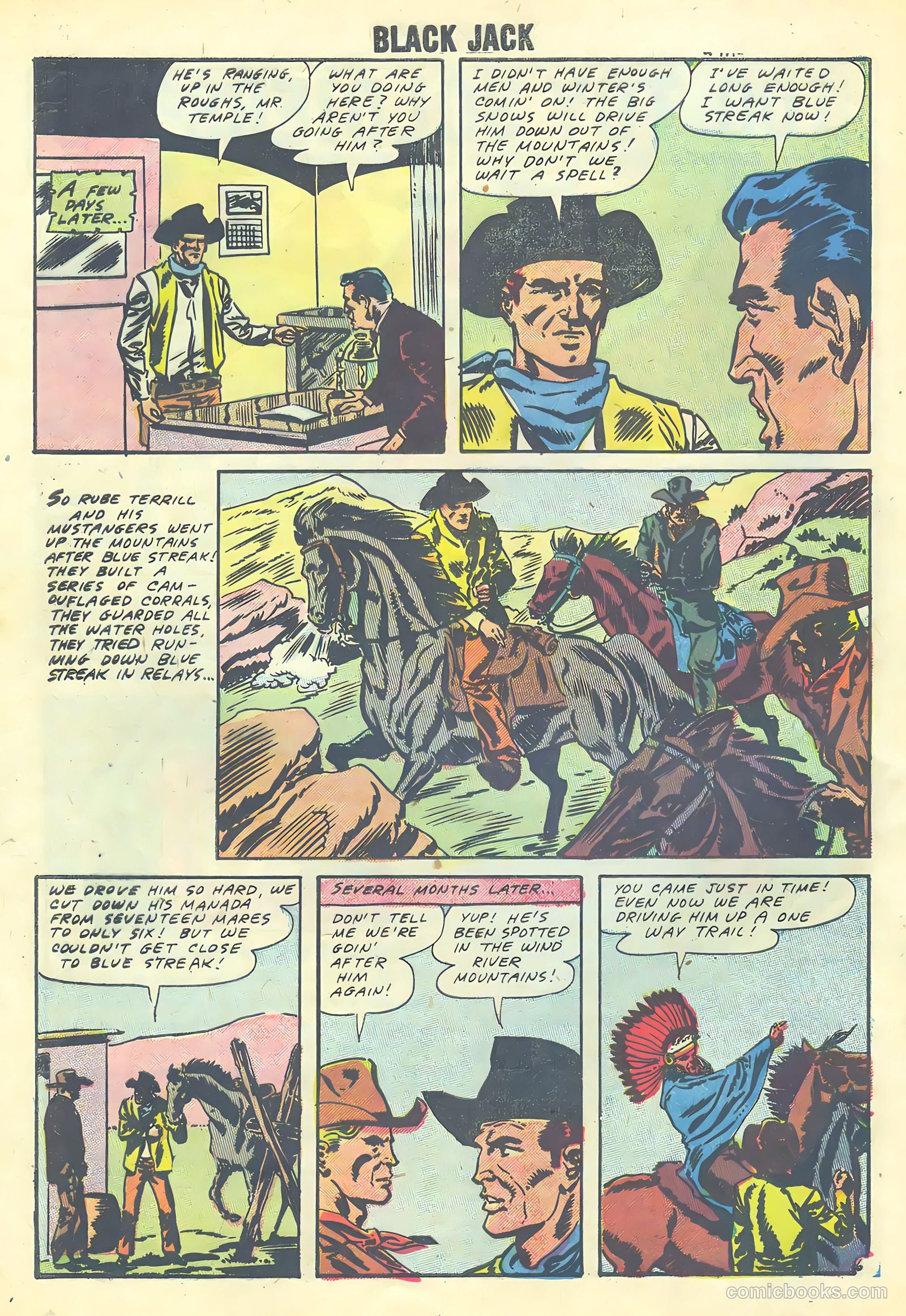 Rocky Lane's Black Jack #24 — page 32 of 36