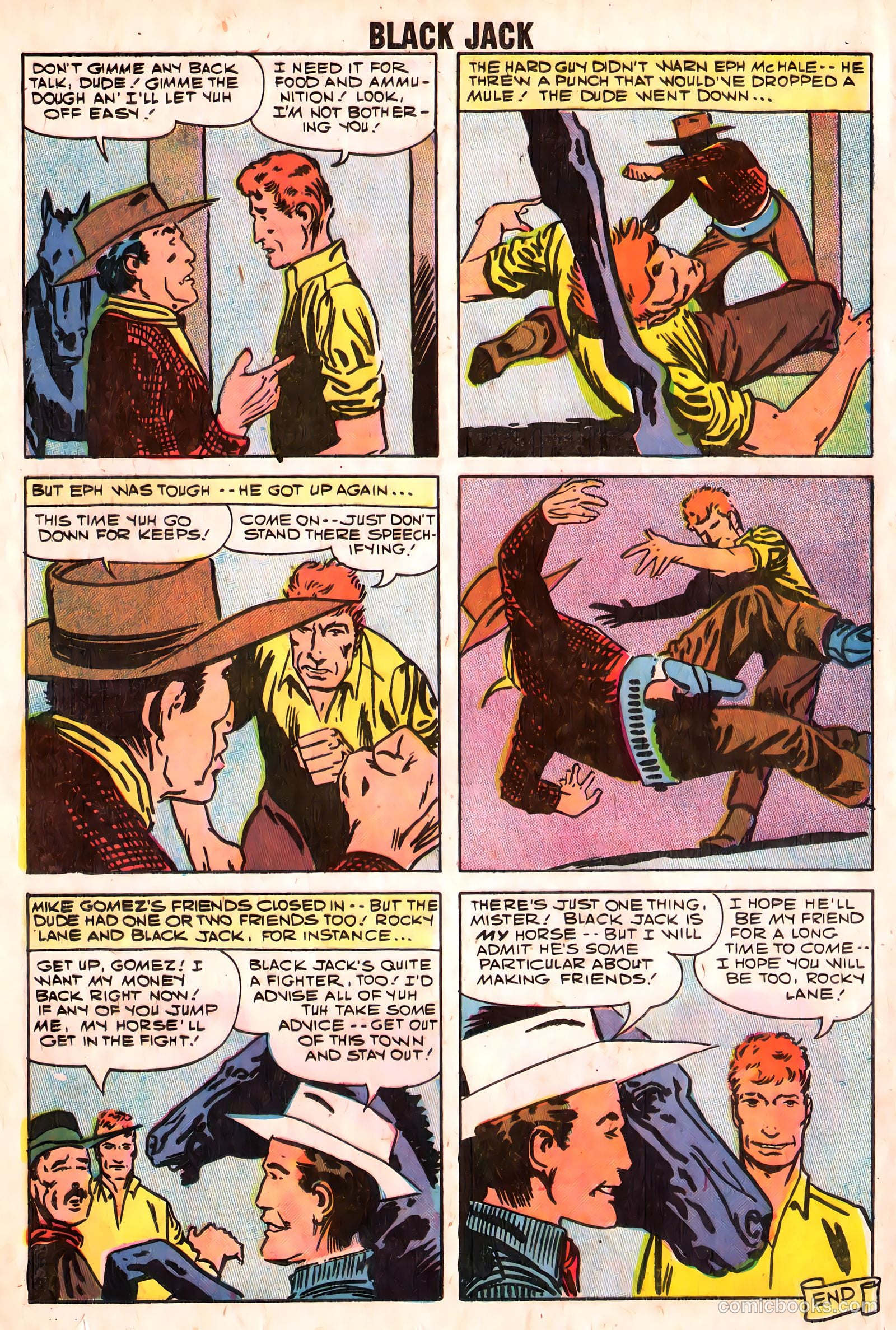 Rocky Lane's Black Jack #26 — page 20 of 37