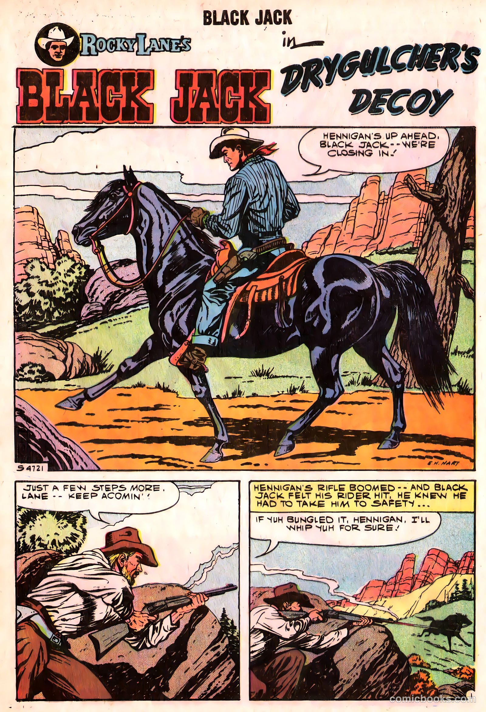 Rocky Lane's Black Jack #26 — page 28 of 37