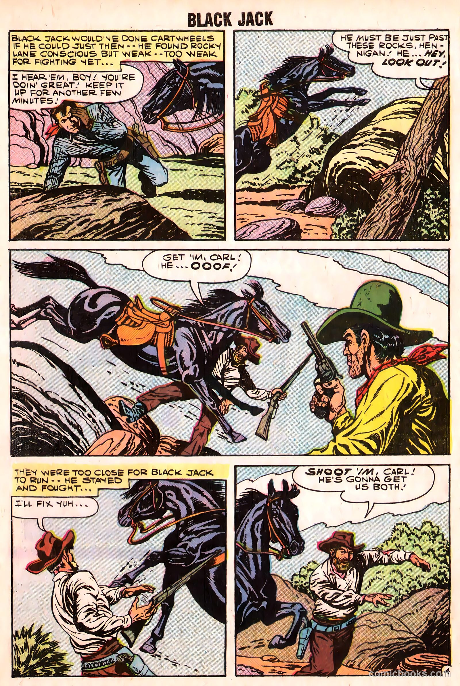 Rocky Lane's Black Jack #26 — page 32 of 37