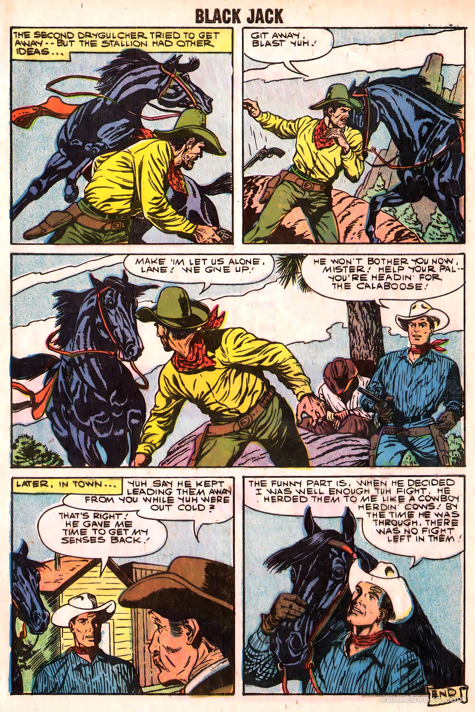 Rocky Lane's Black Jack #26 — page 33 of 37