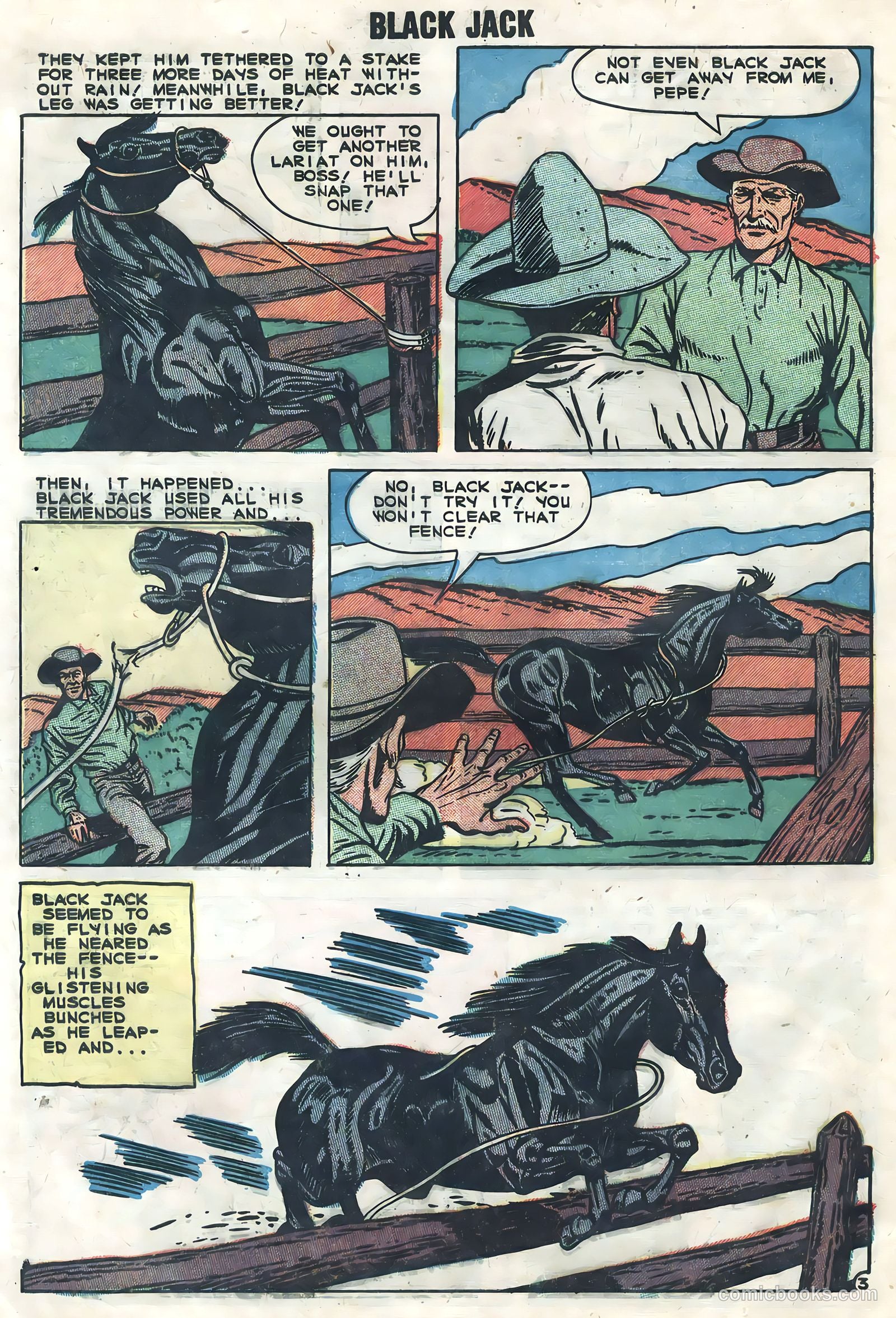Rocky Lane's Black Jack #27 — page 28 of 36