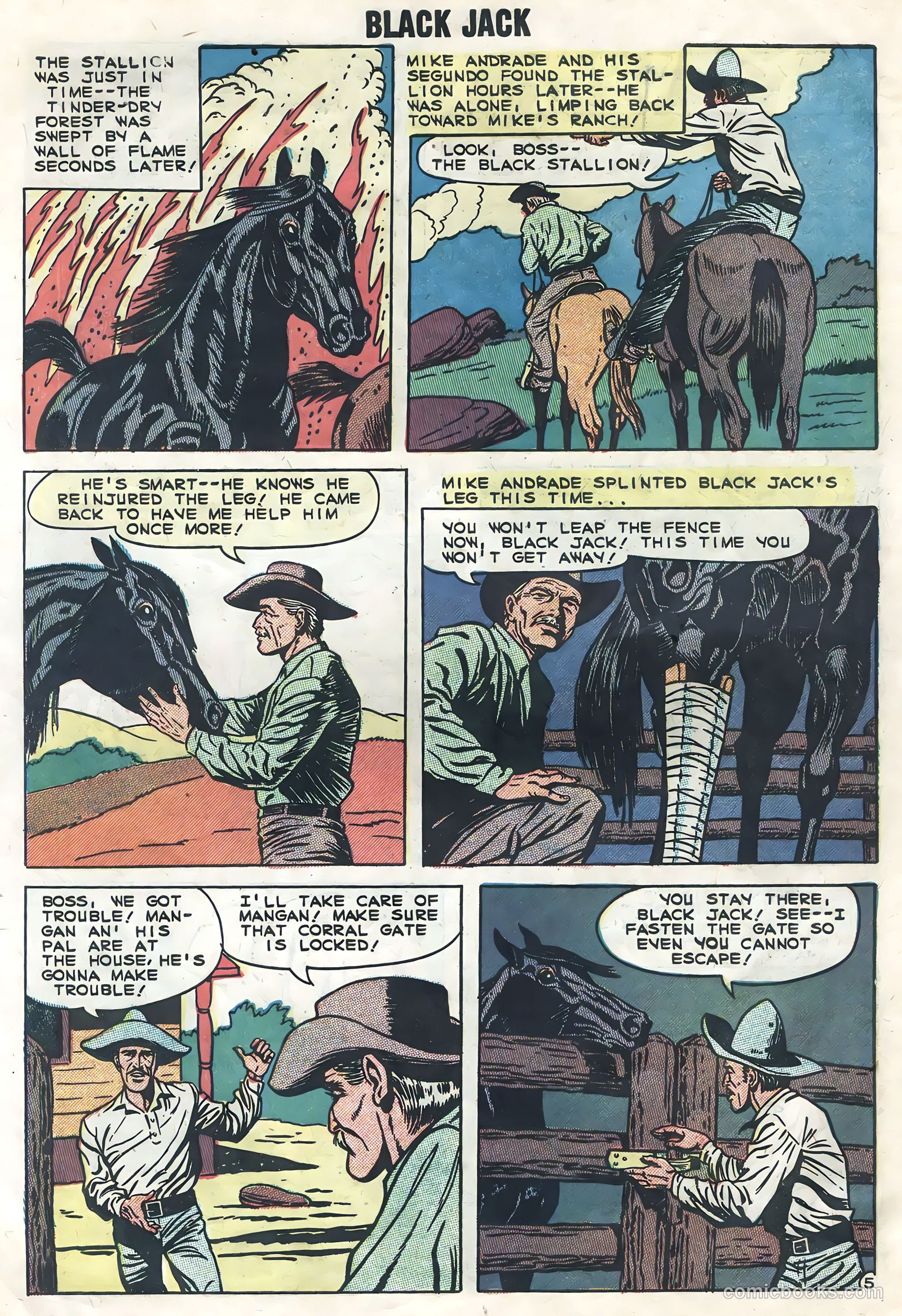 Rocky Lane's Black Jack #27 — page 30 of 36