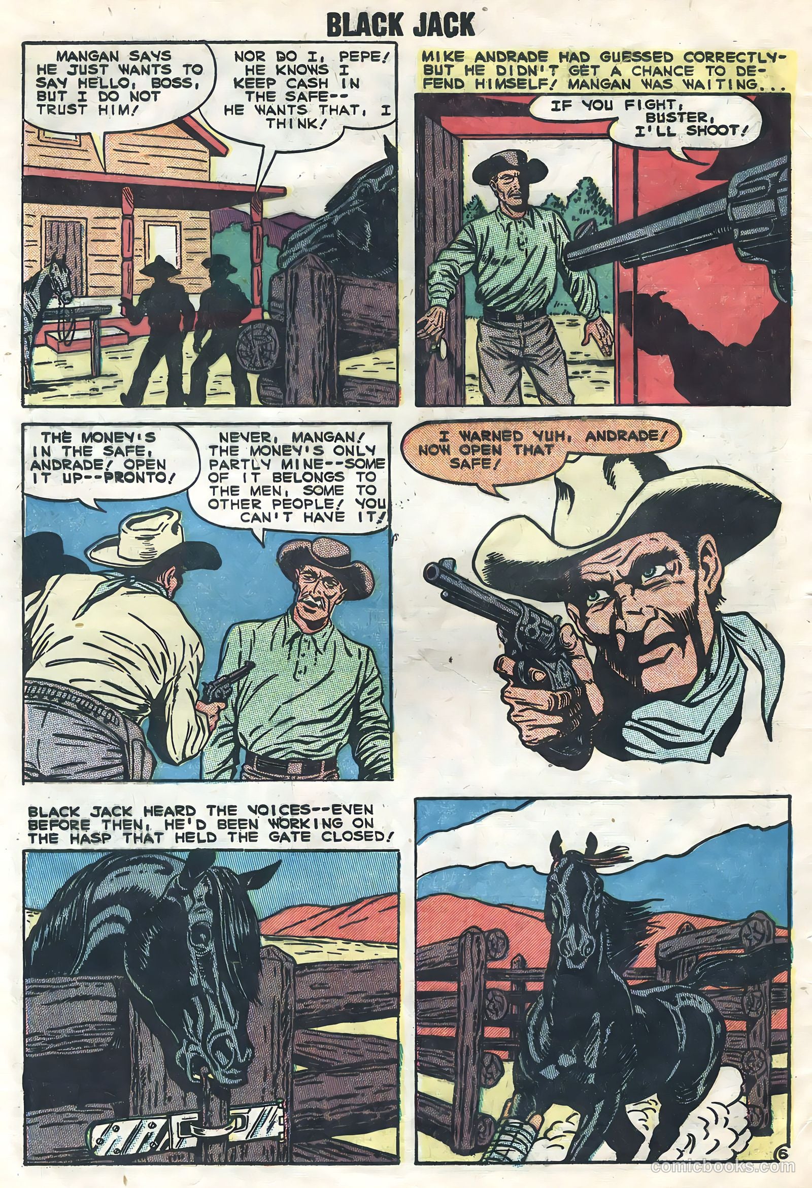 Rocky Lane's Black Jack #27 — page 32 of 36
