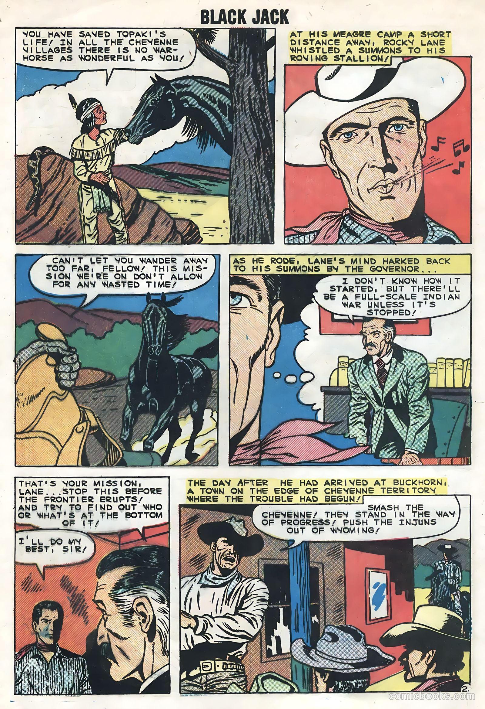 Rocky Lane's Black Jack #28 — page 4 of 36