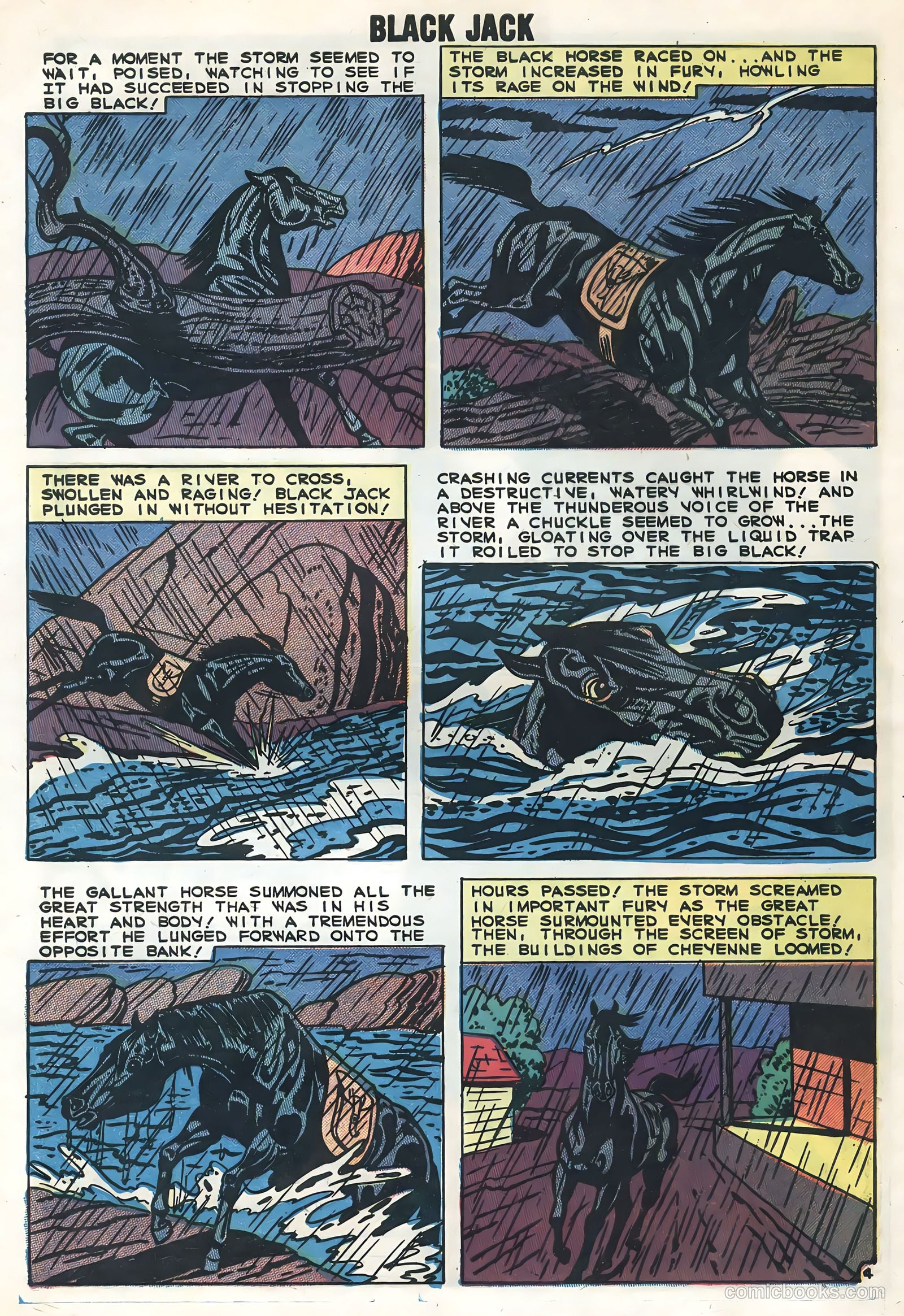 Rocky Lane's Black Jack #28 — page 32 of 36