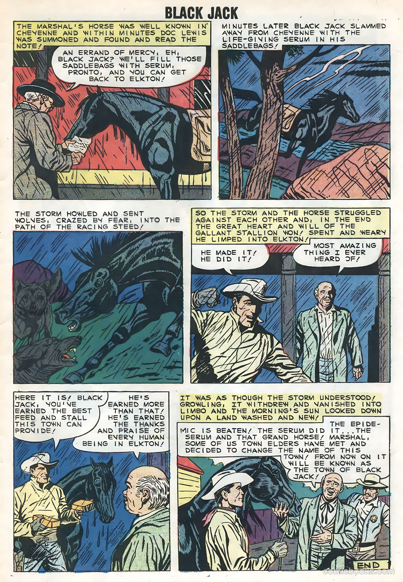 Rocky Lane's Black Jack #28 — page 33 of 36