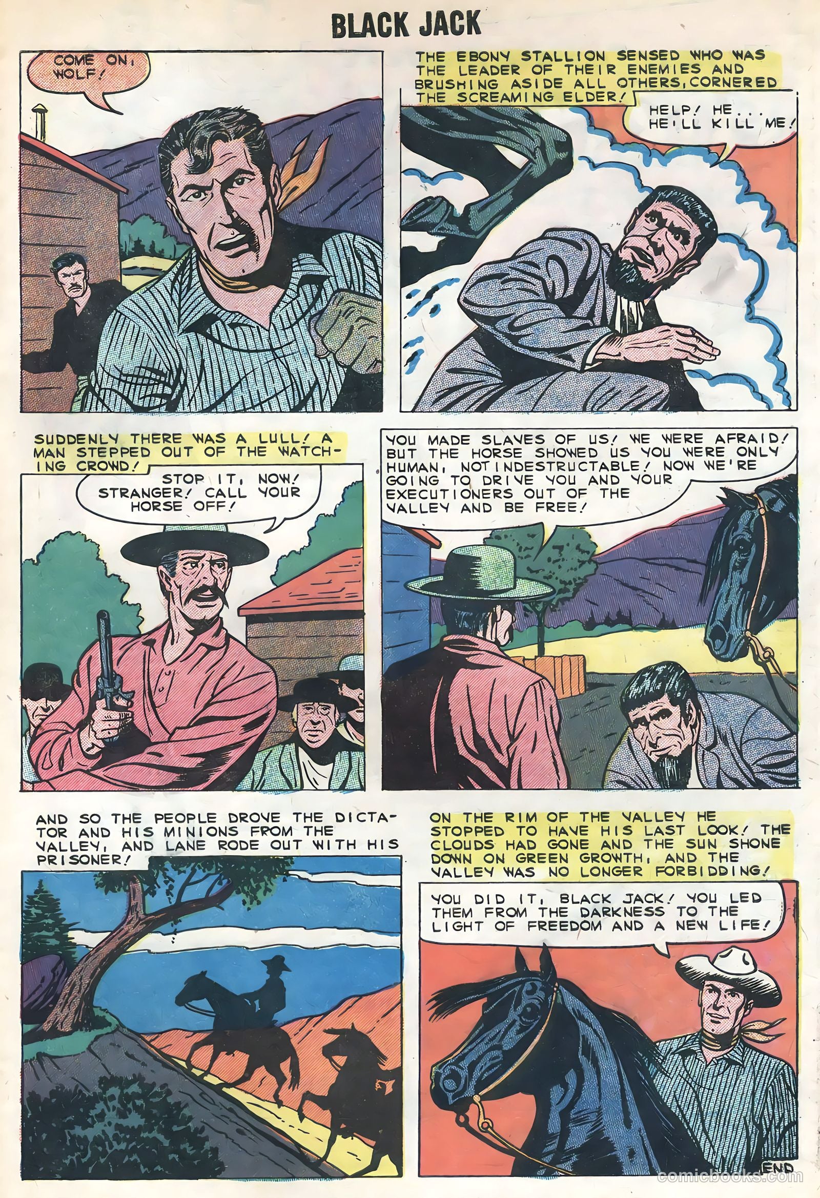 Rocky Lane's Black Jack #29 — page 33 of 36