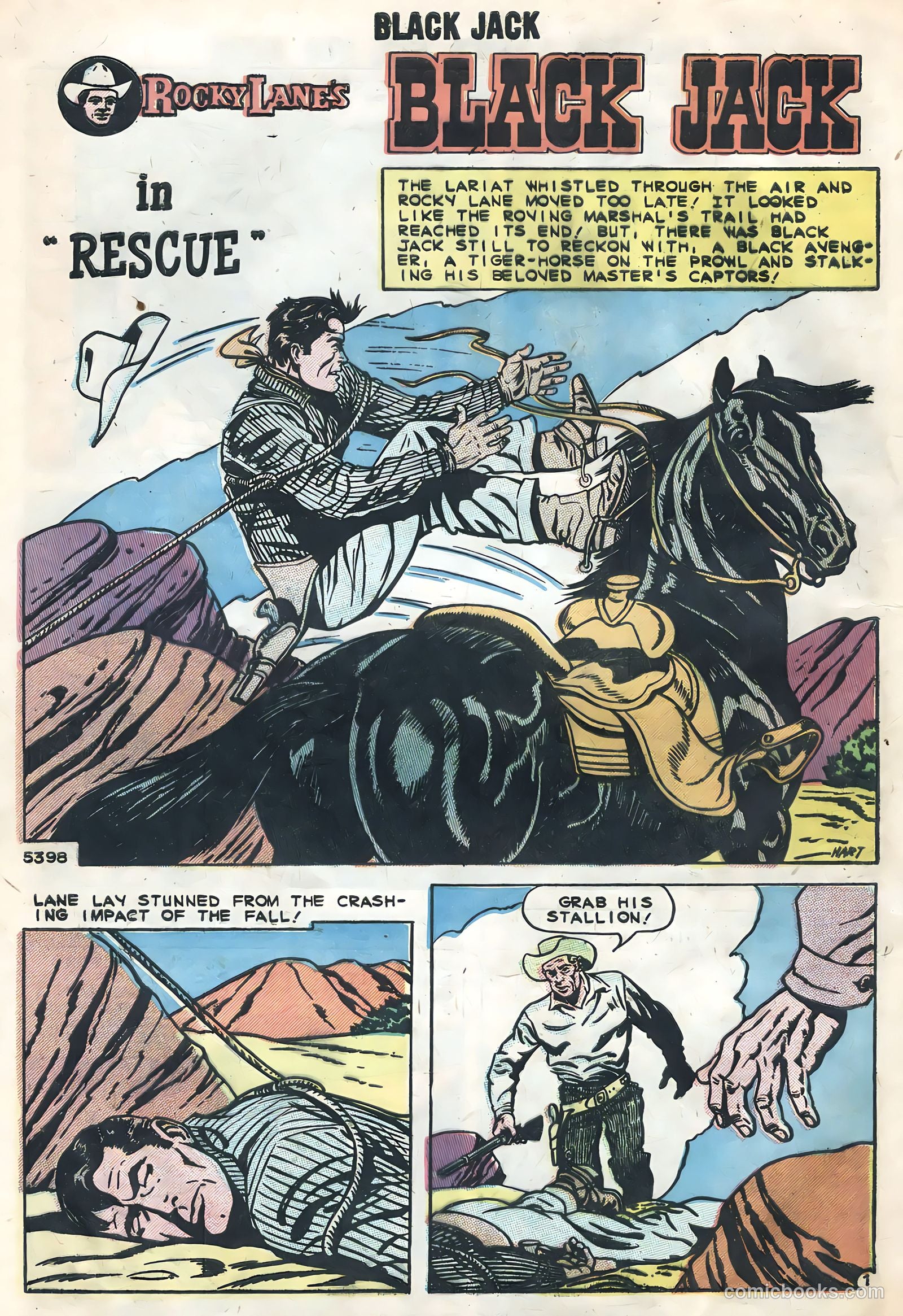 Rocky Lane's Black Jack #30 — page 28 of 36