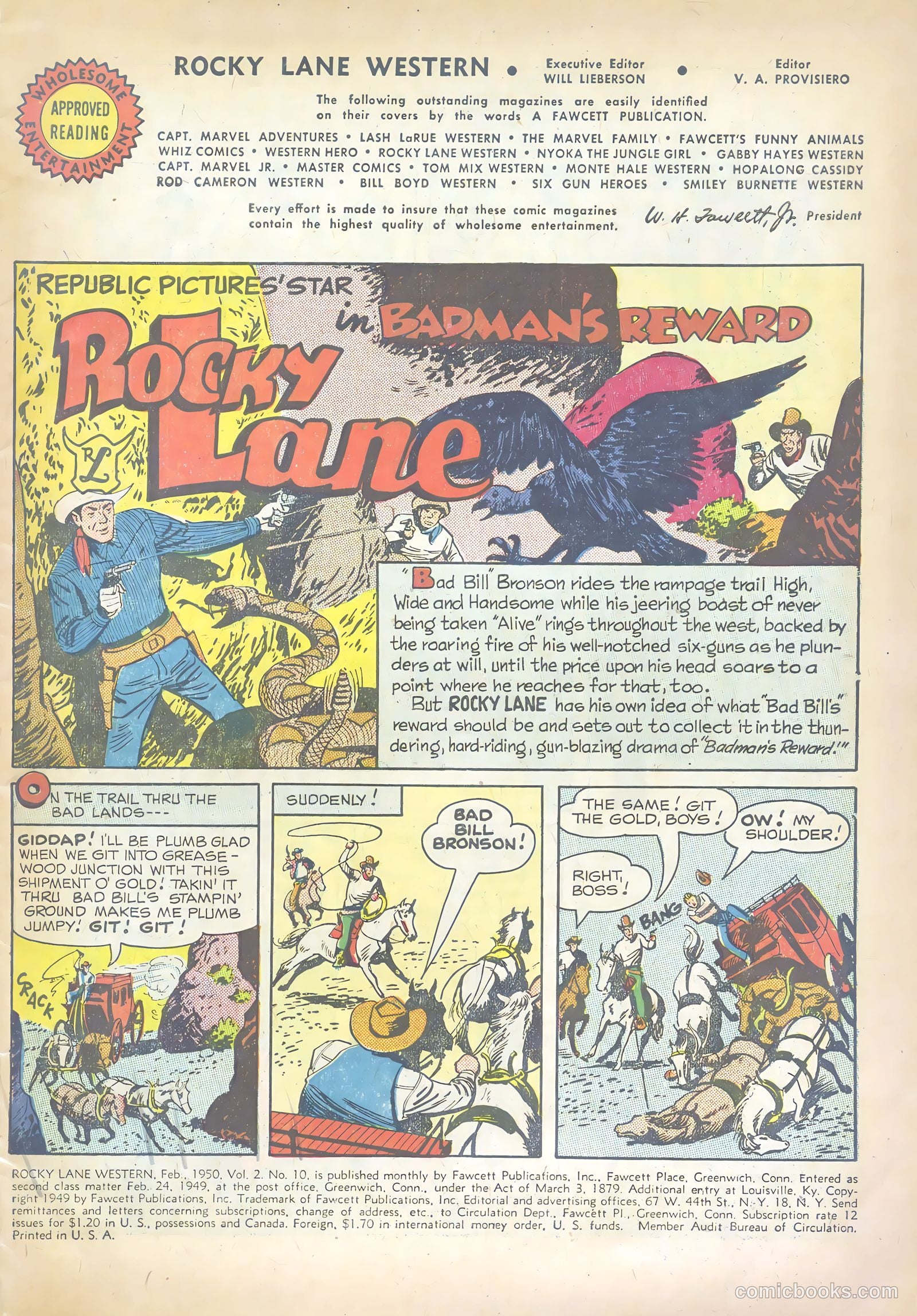 Rocky Lane Western #10 — page 3 of 36