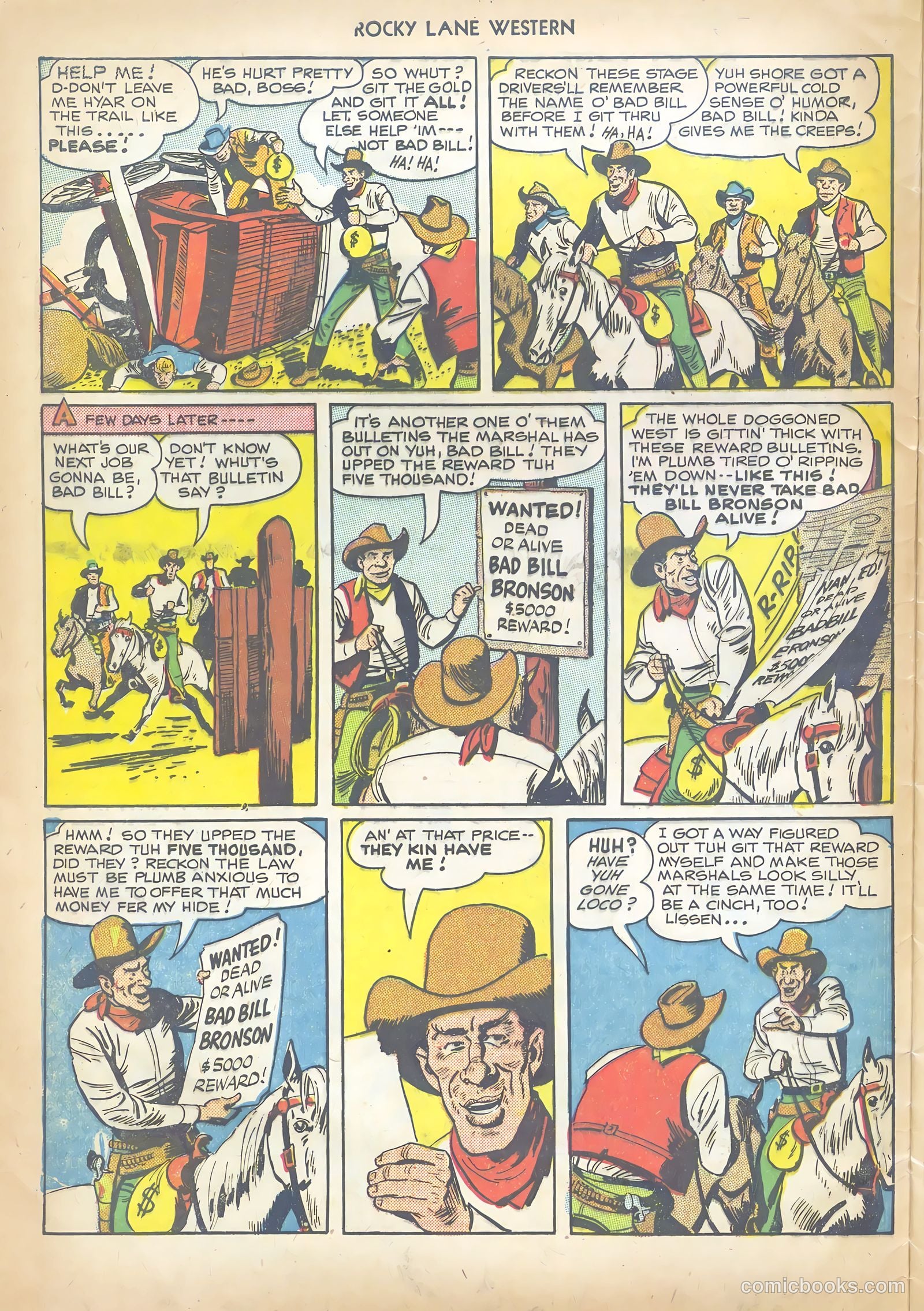 Rocky Lane Western #10 — page 4 of 36