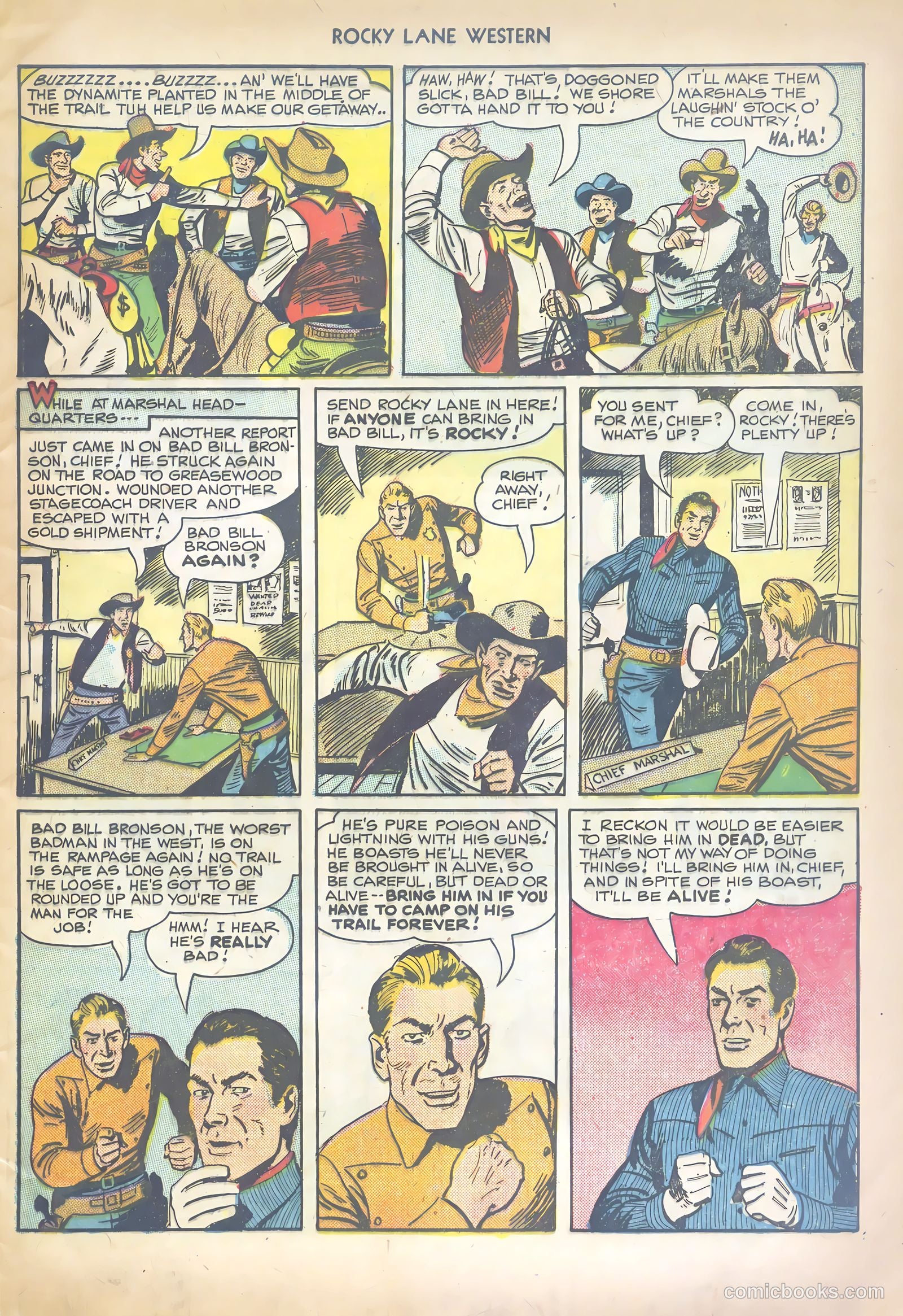 Rocky Lane Western #10 — page 5 of 36