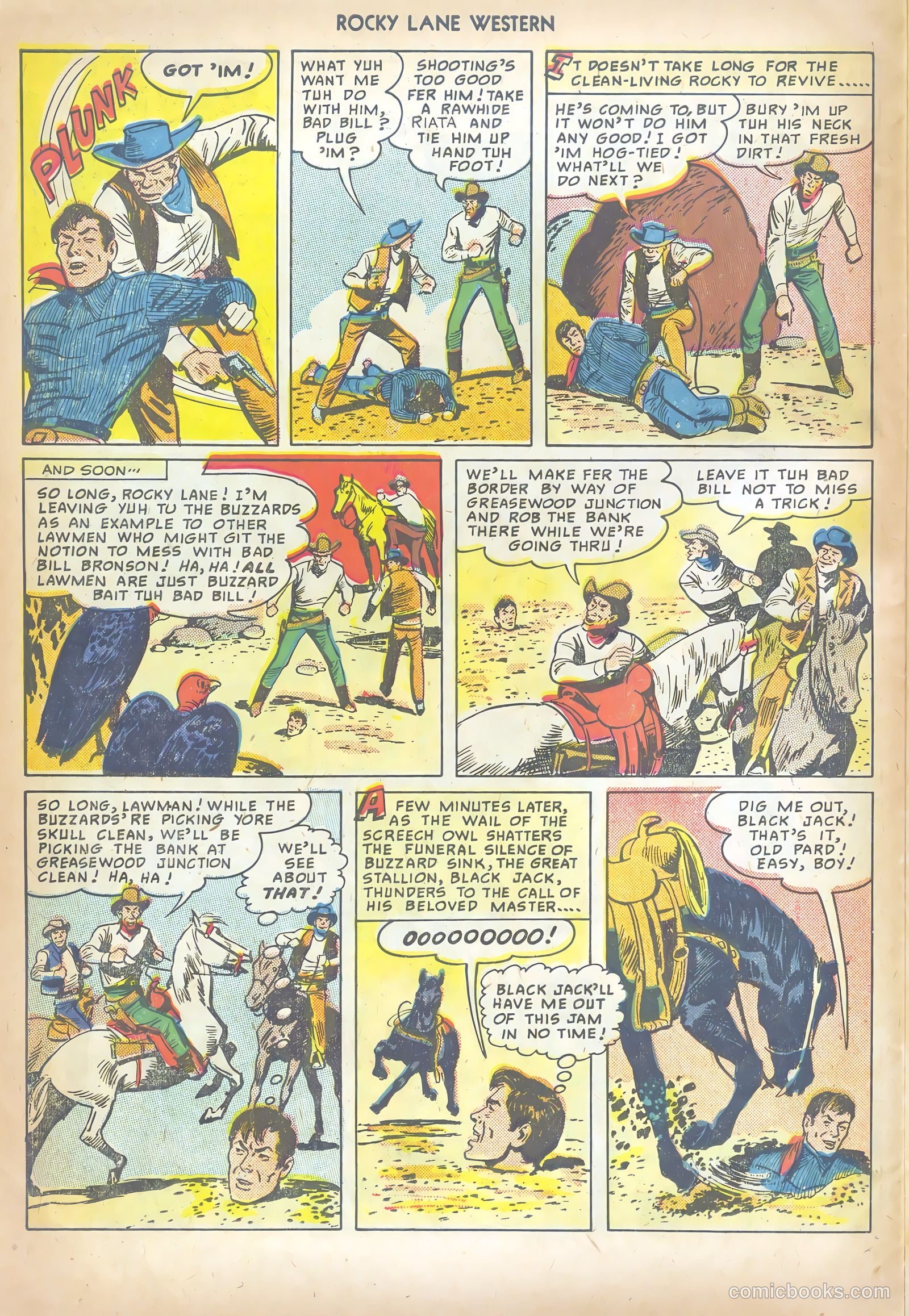 Rocky Lane Western #10 — page 14 of 36
