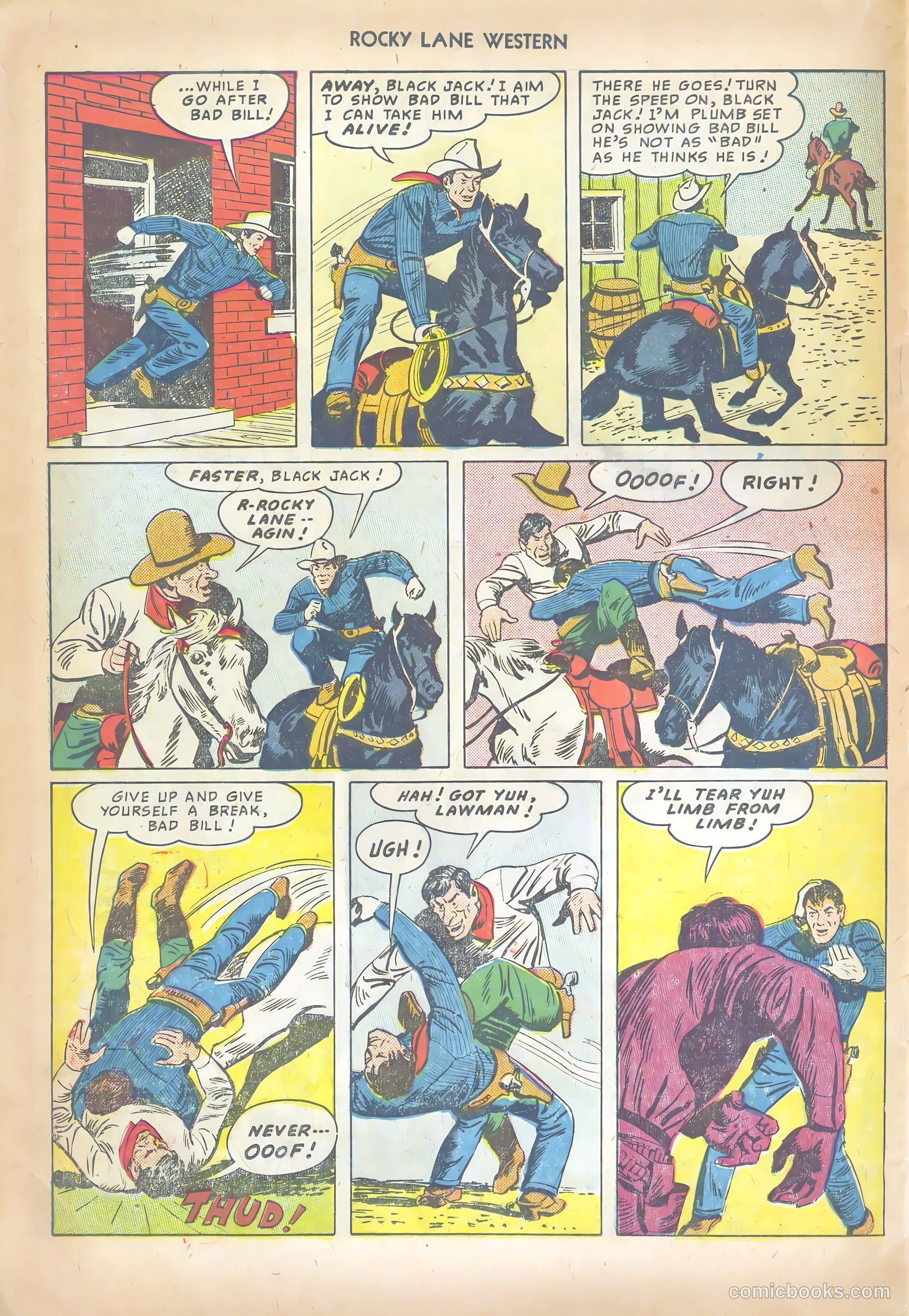 Rocky Lane Western #10 — page 18 of 36