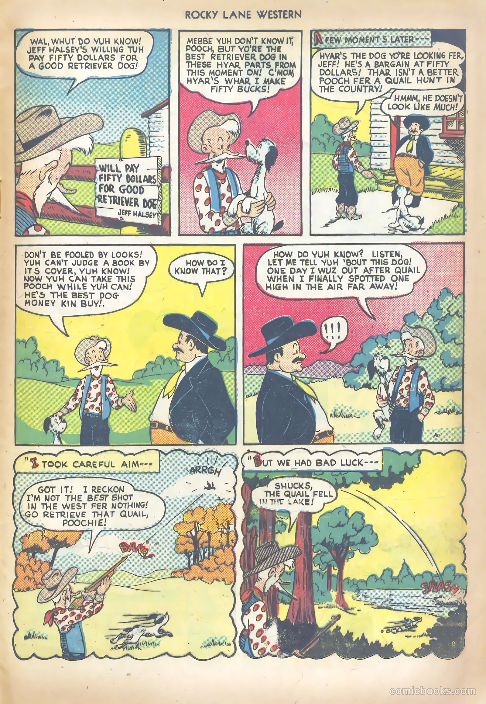 Rocky Lane Western #10 — page 25 of 36