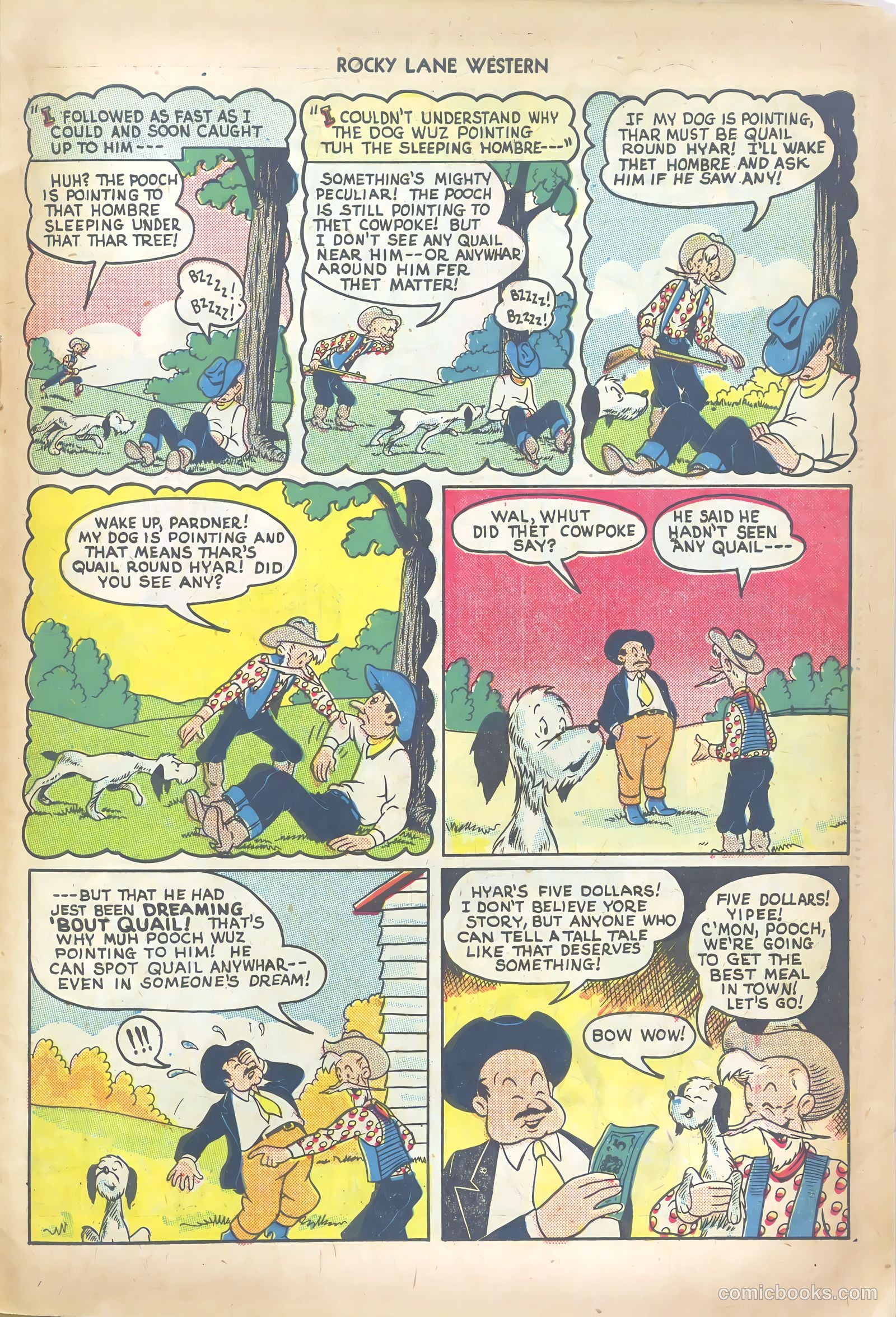 Rocky Lane Western #10 — page 27 of 36