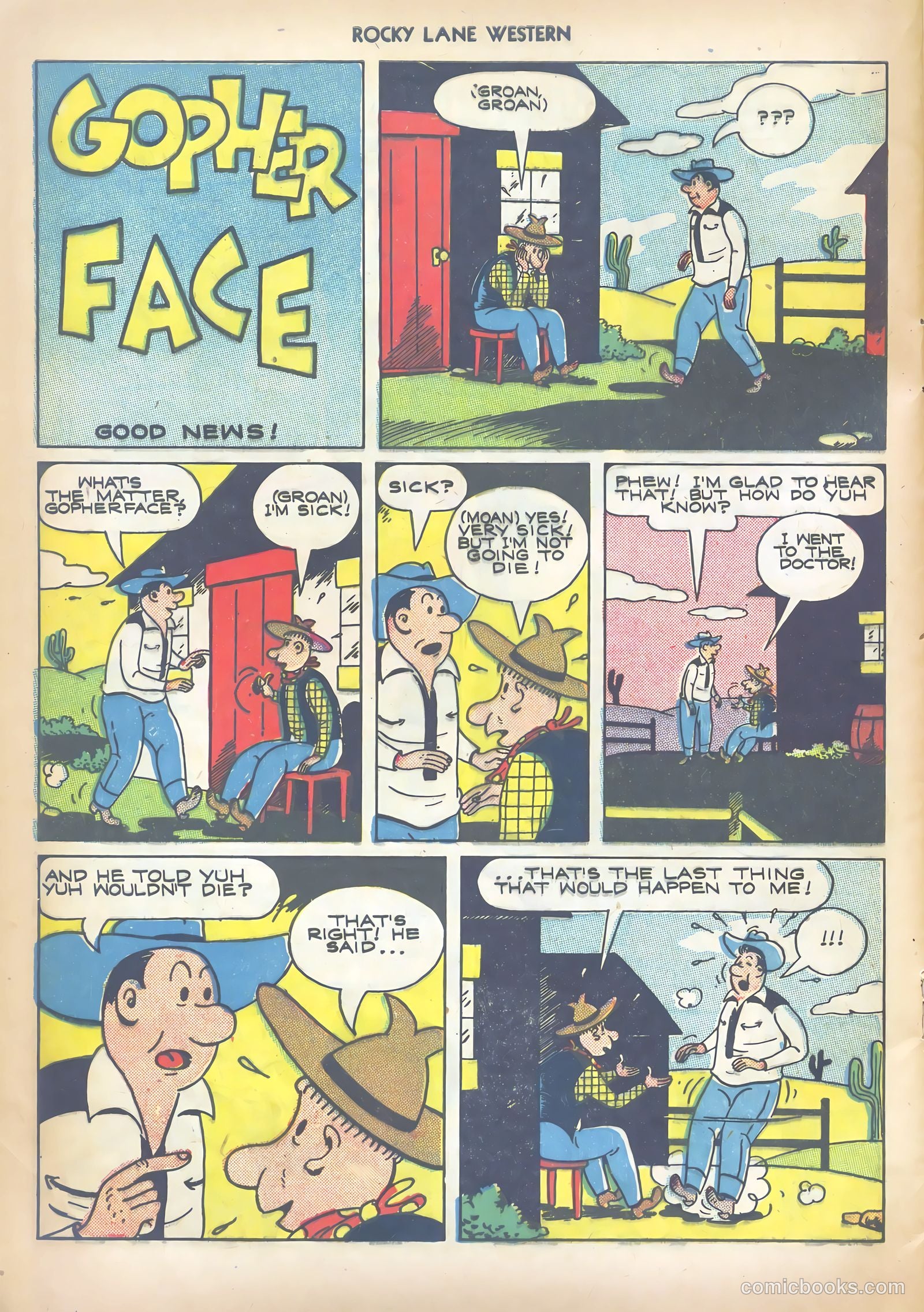 Rocky Lane Western #10 — page 28 of 36
