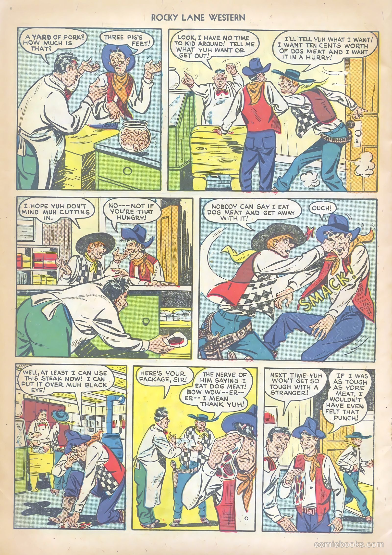 Rocky Lane Western #10 — page 30 of 36