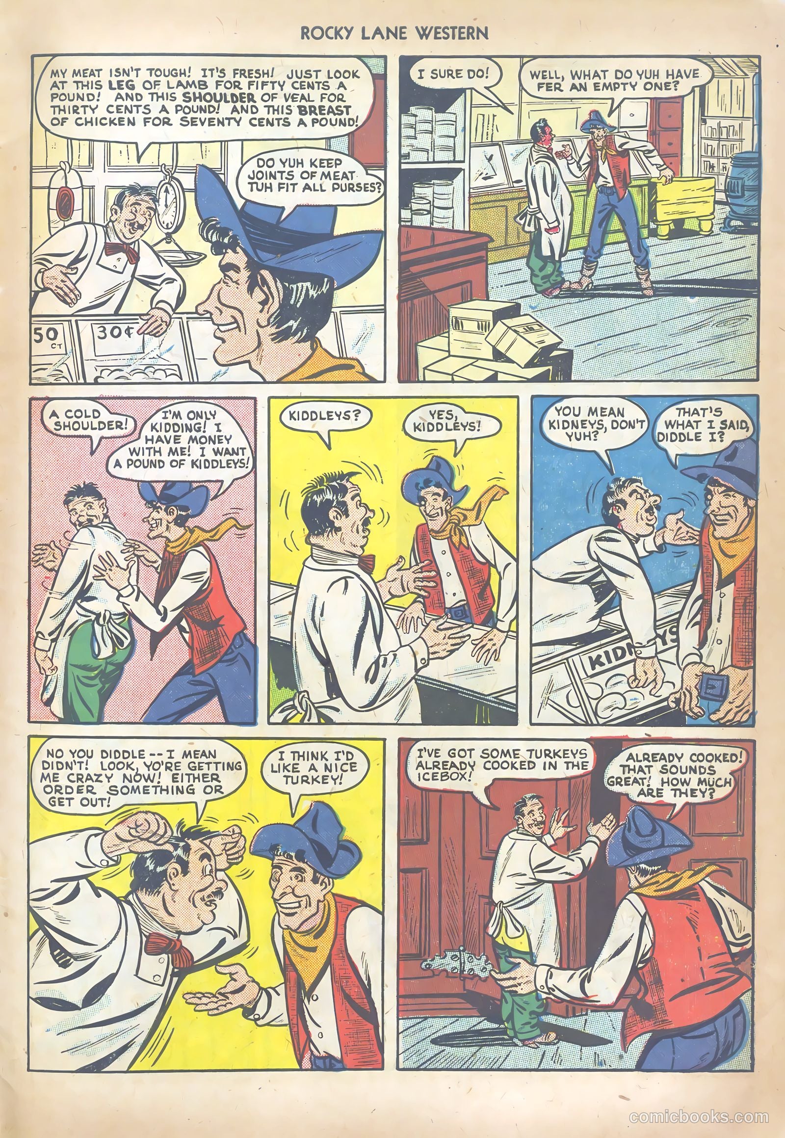 Rocky Lane Western #10 — page 31 of 36