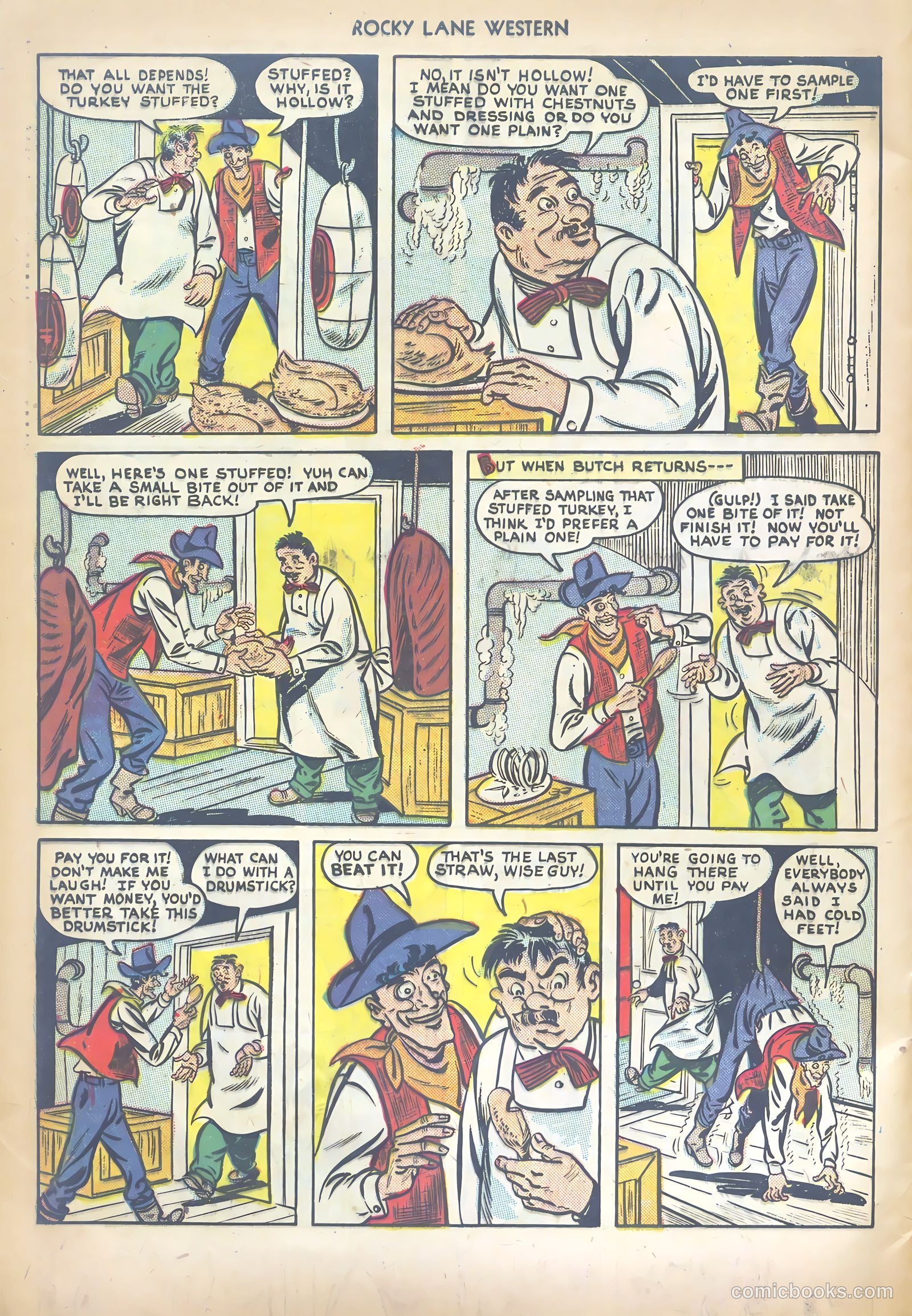 Rocky Lane Western #10 — page 32 of 36
