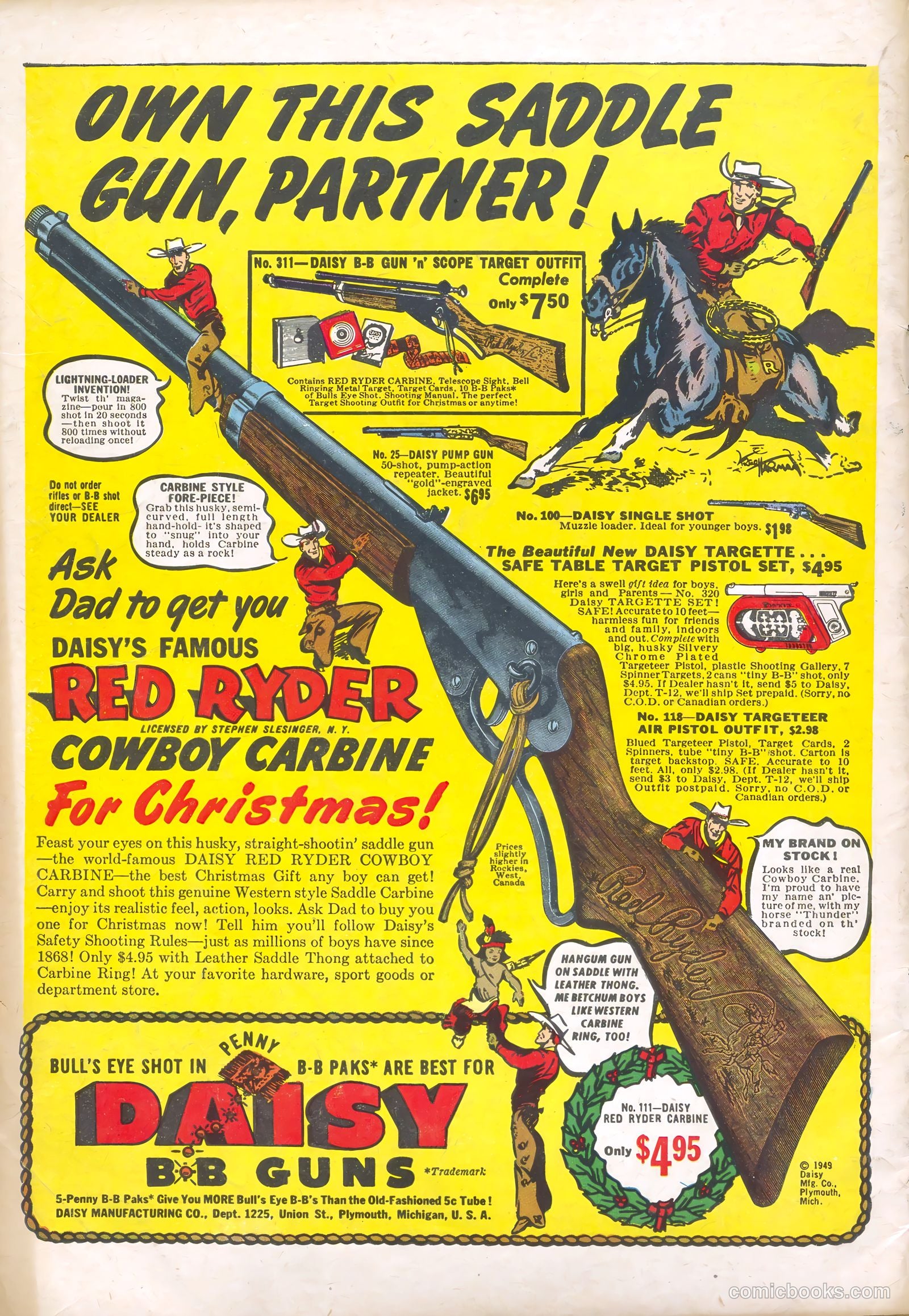 Rocky Lane Western #10 — page 36 of 36
