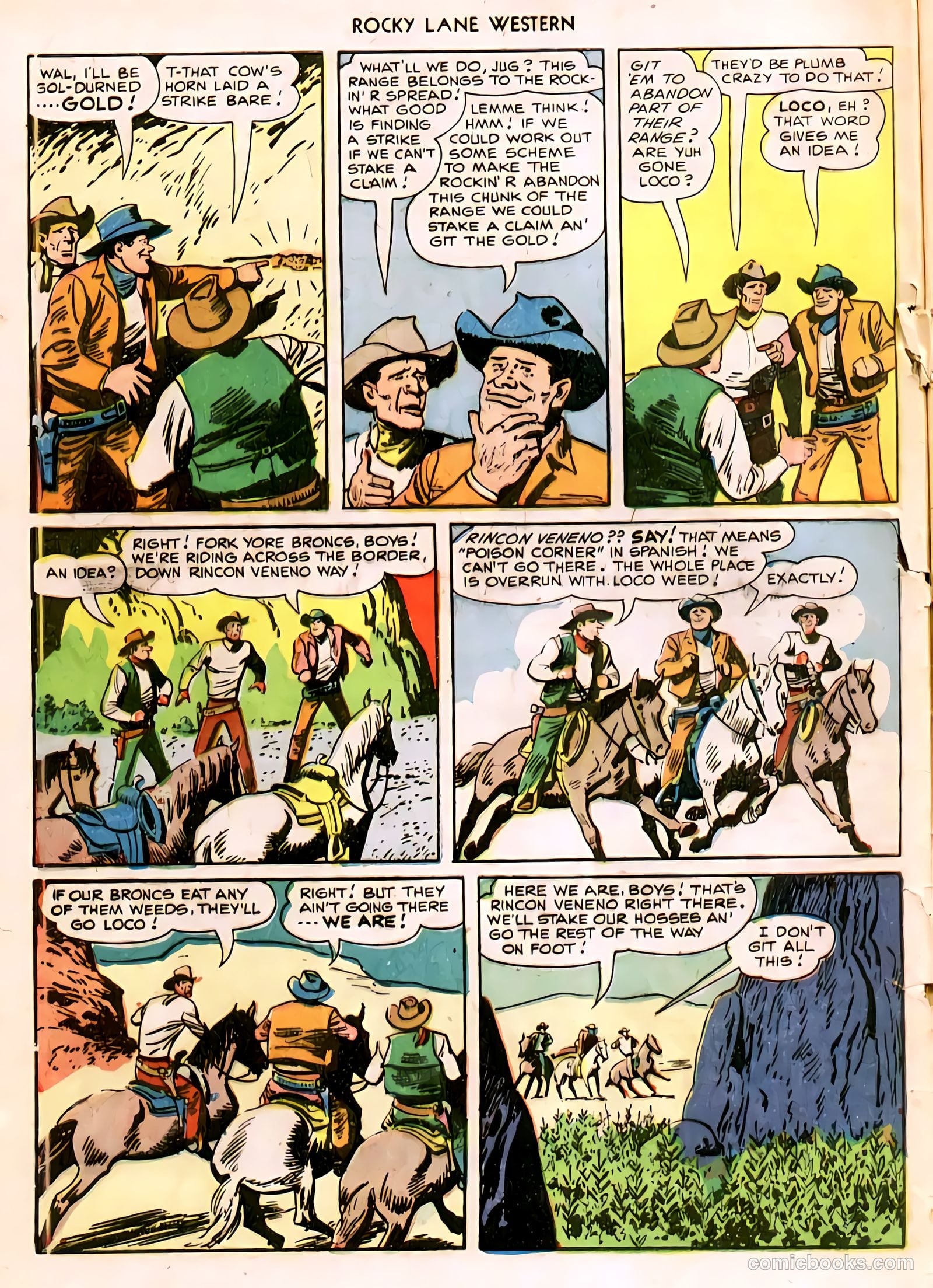 Rocky Lane Western #11 — page 3 of 50