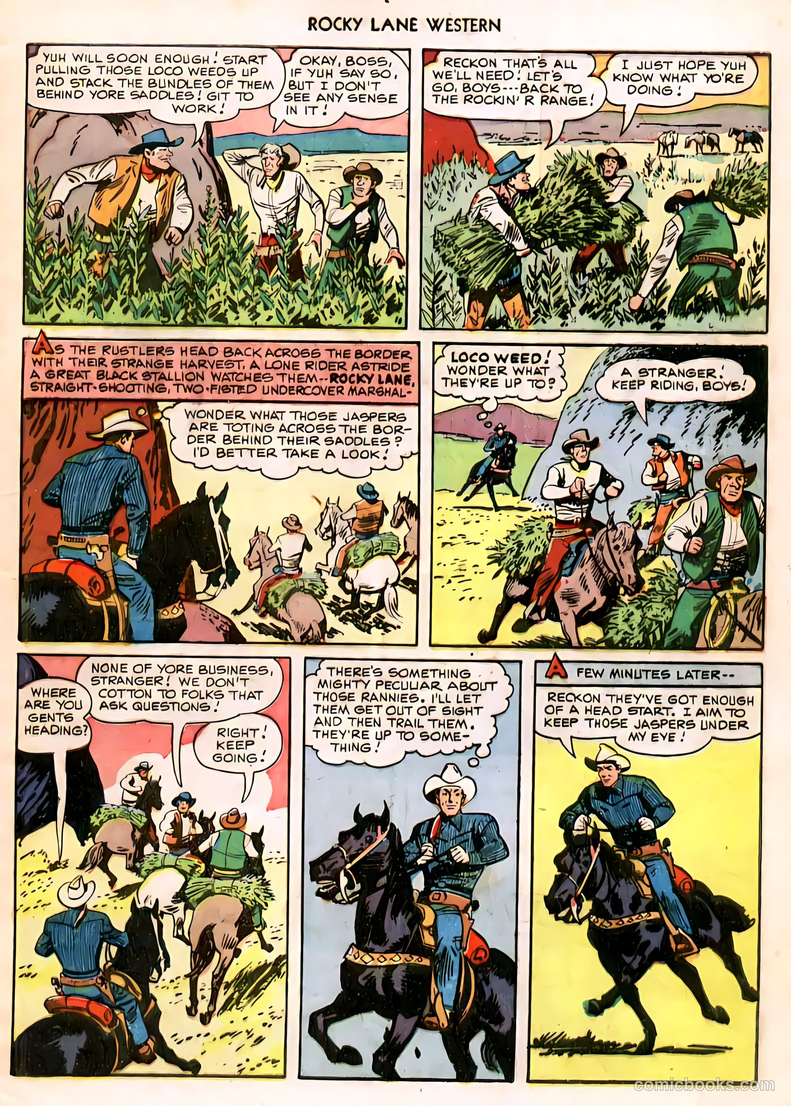 Rocky Lane Western #11 — page 4 of 50