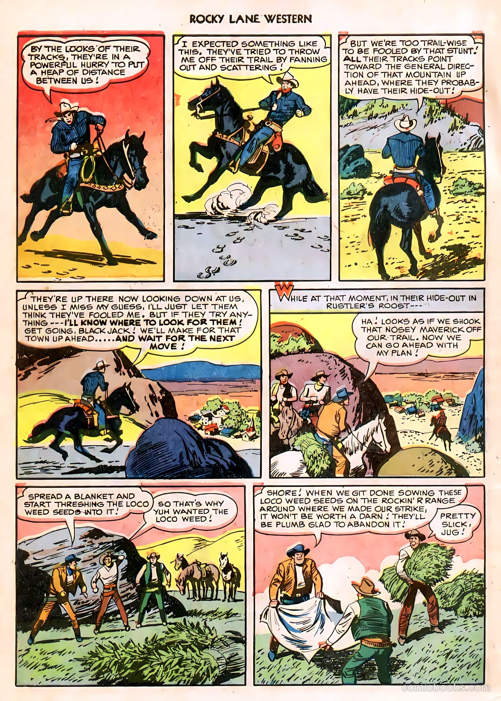 Rocky Lane Western #11 — page 5 of 50