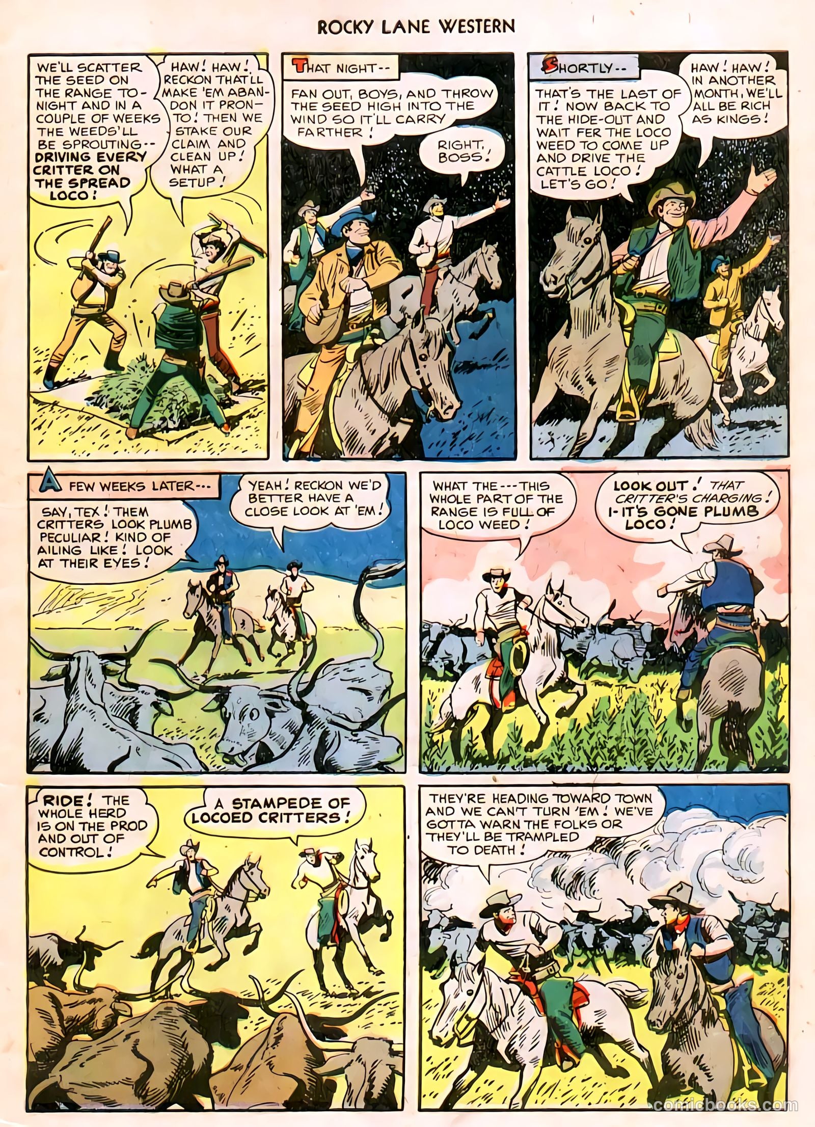Rocky Lane Western #11 — page 6 of 50