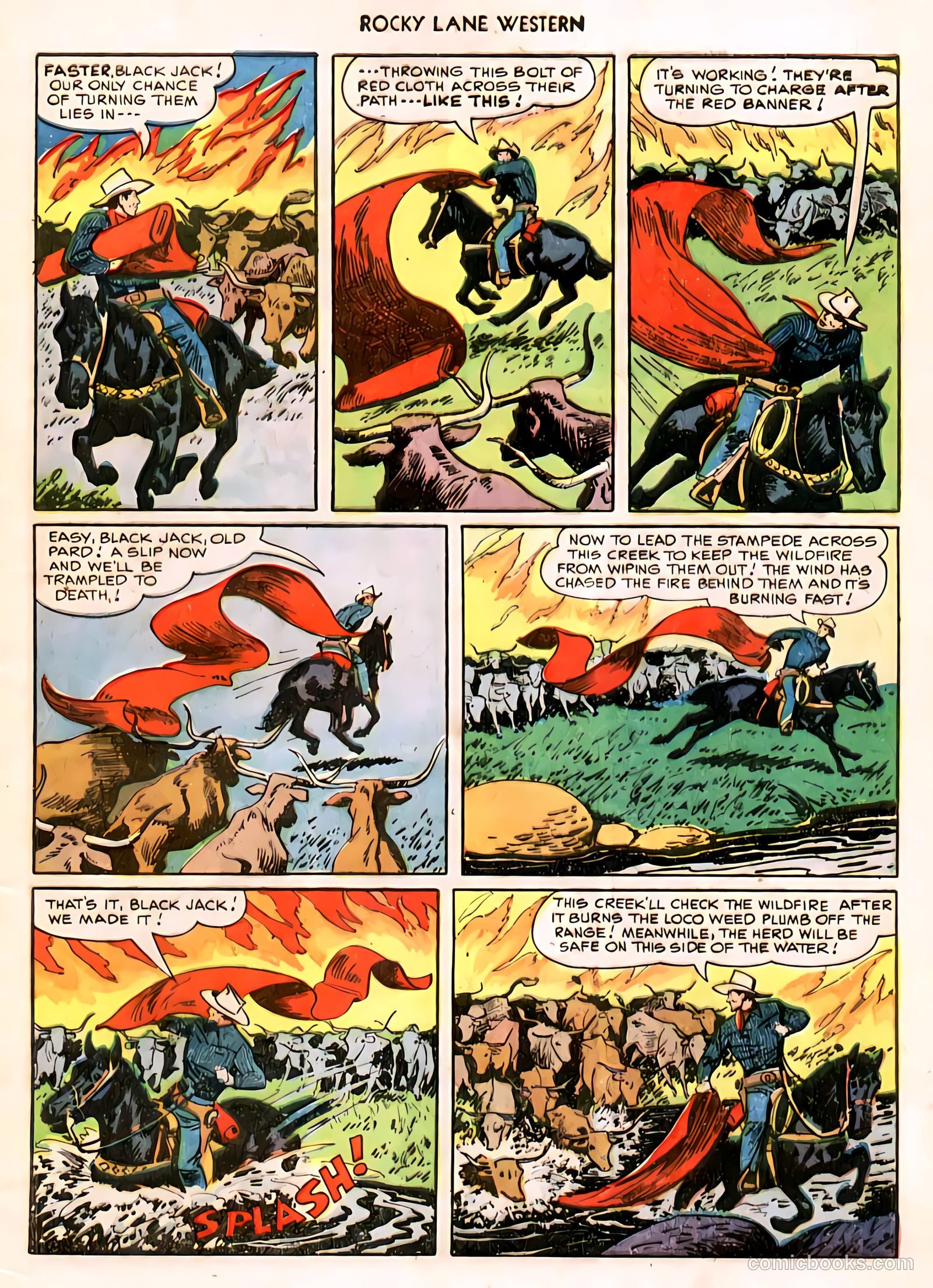 Rocky Lane Western #11 — page 8 of 50