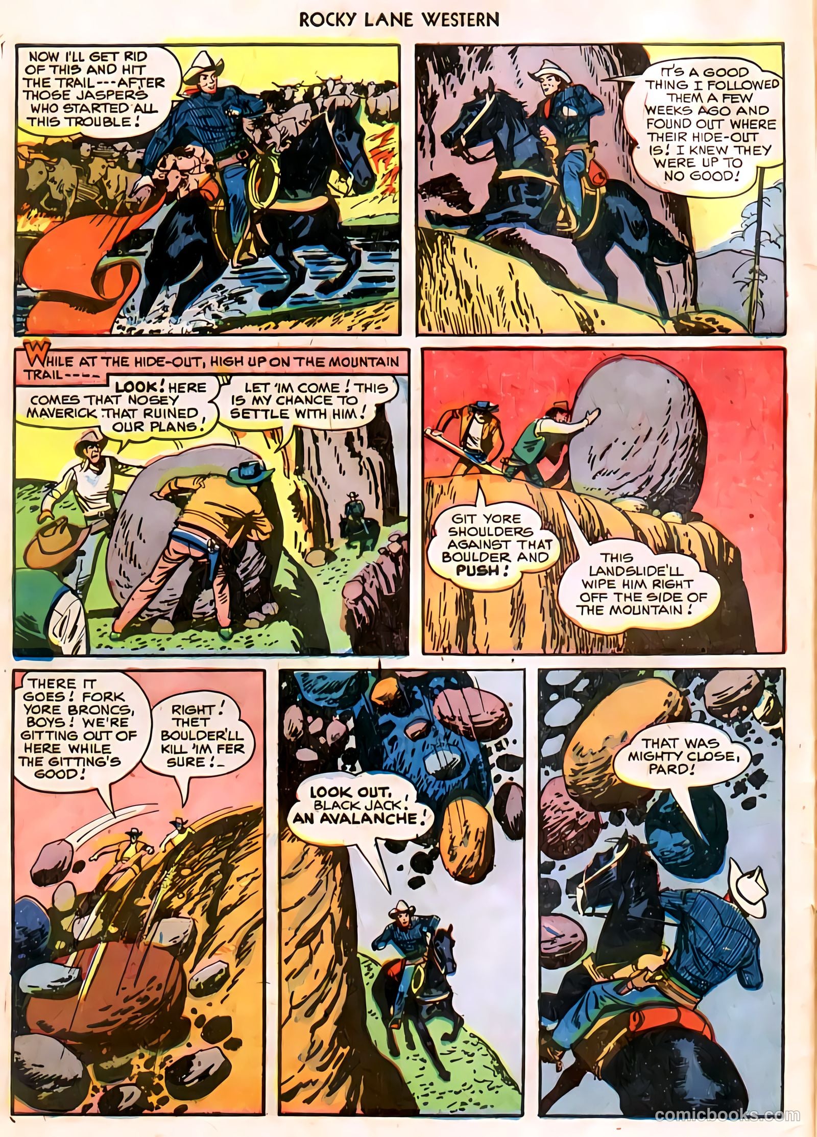 Rocky Lane Western #11 — page 9 of 50