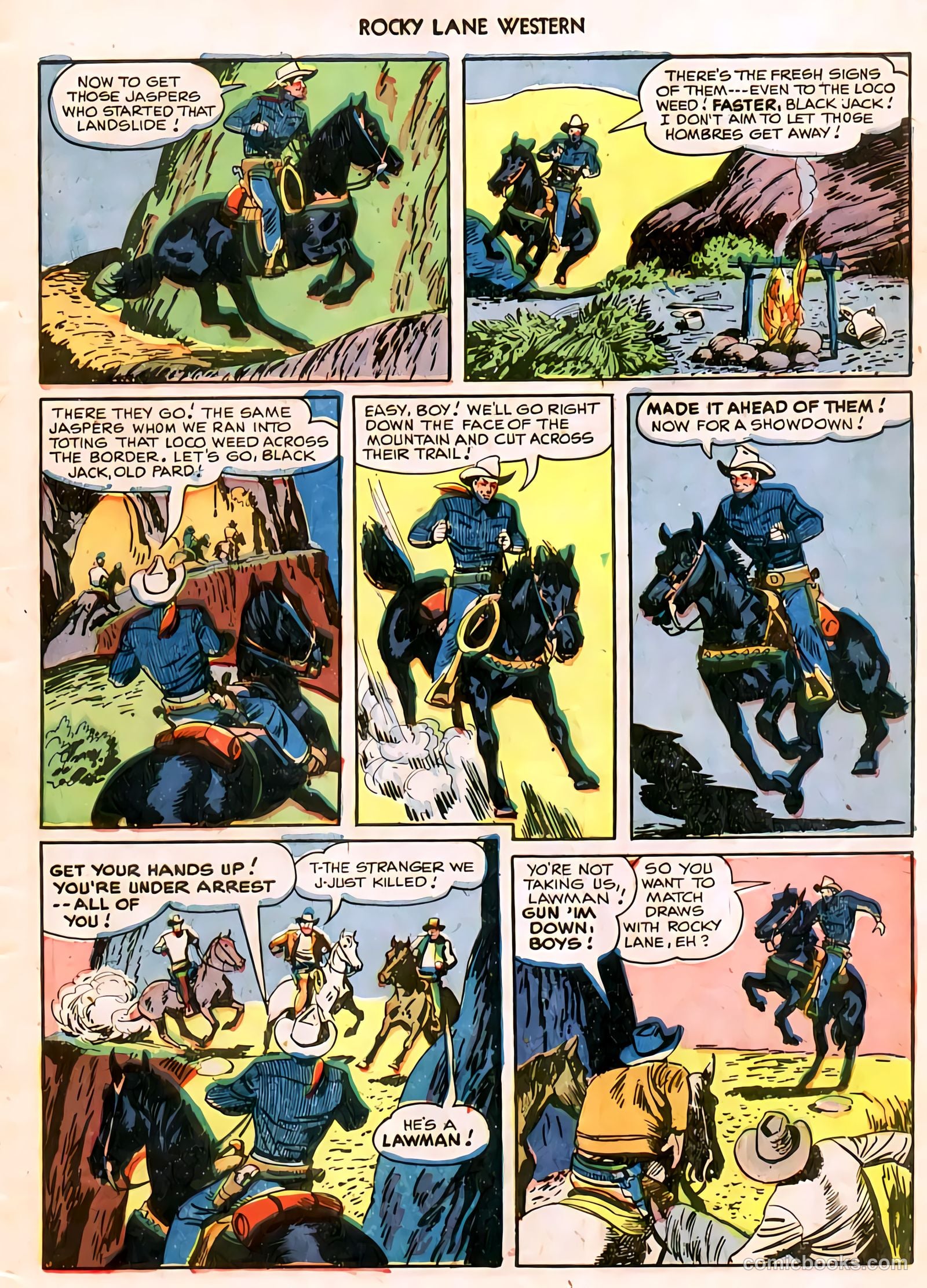 Rocky Lane Western #11 — page 10 of 50
