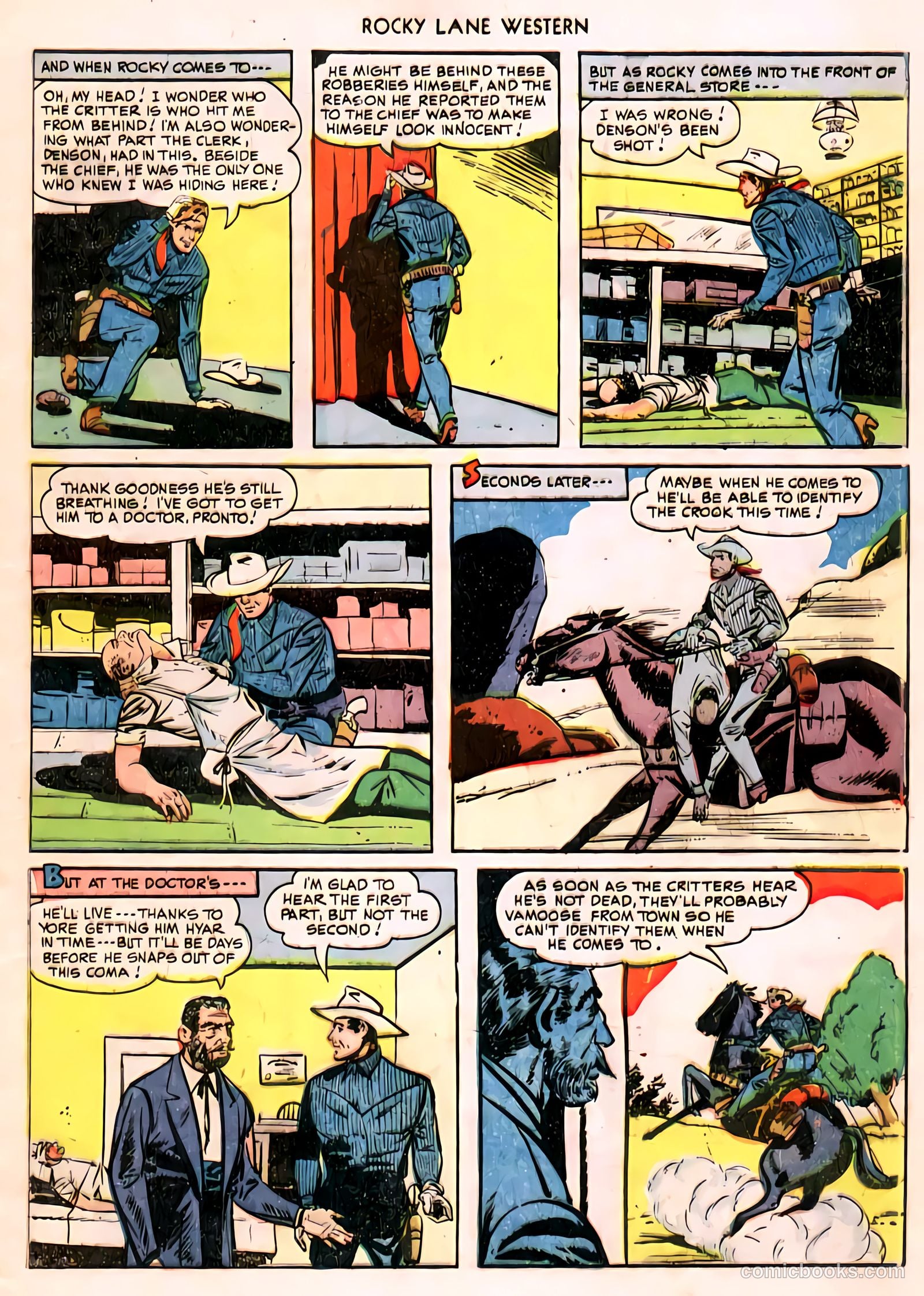 Rocky Lane Western #11 — page 16 of 50