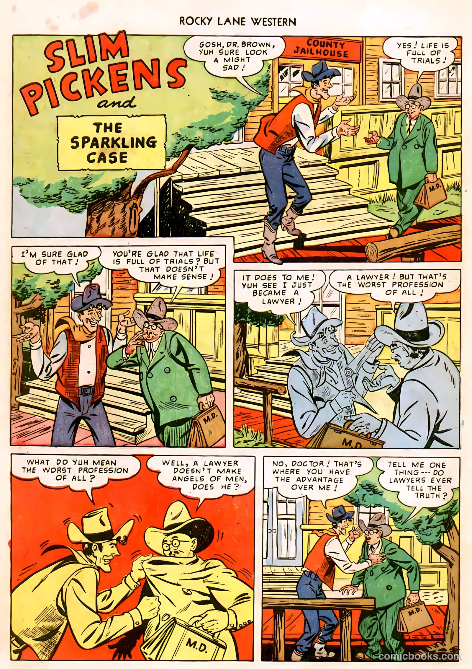 Rocky Lane Western #11 — page 21 of 50