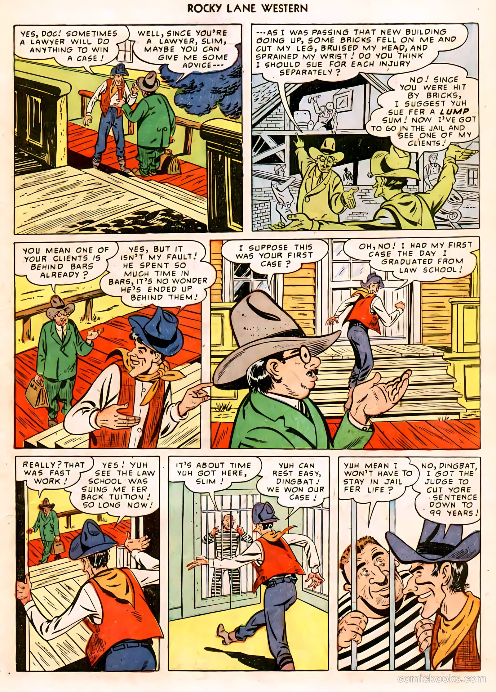 Rocky Lane Western #11 — page 22 of 50