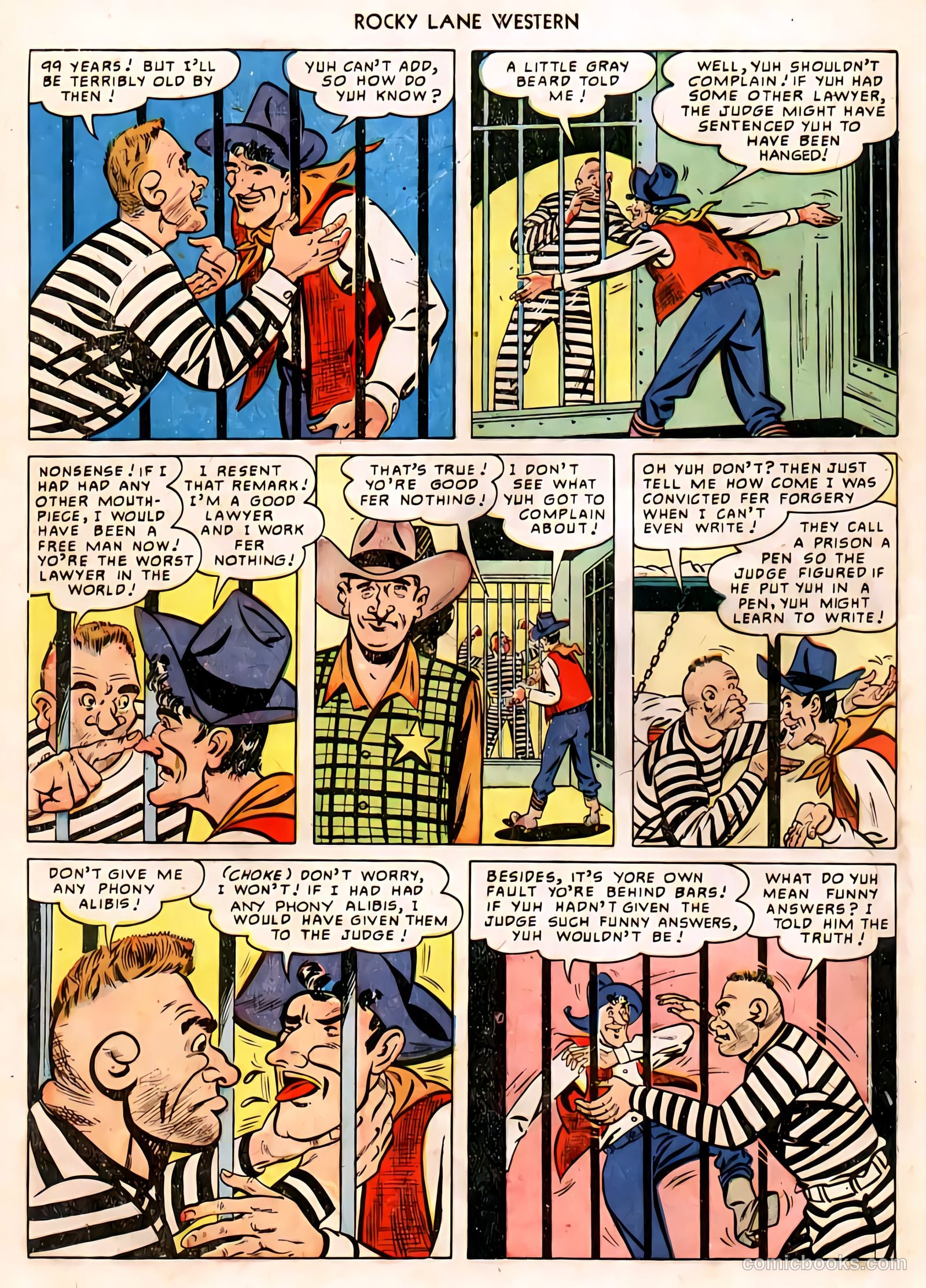 Rocky Lane Western #11 — page 23 of 50