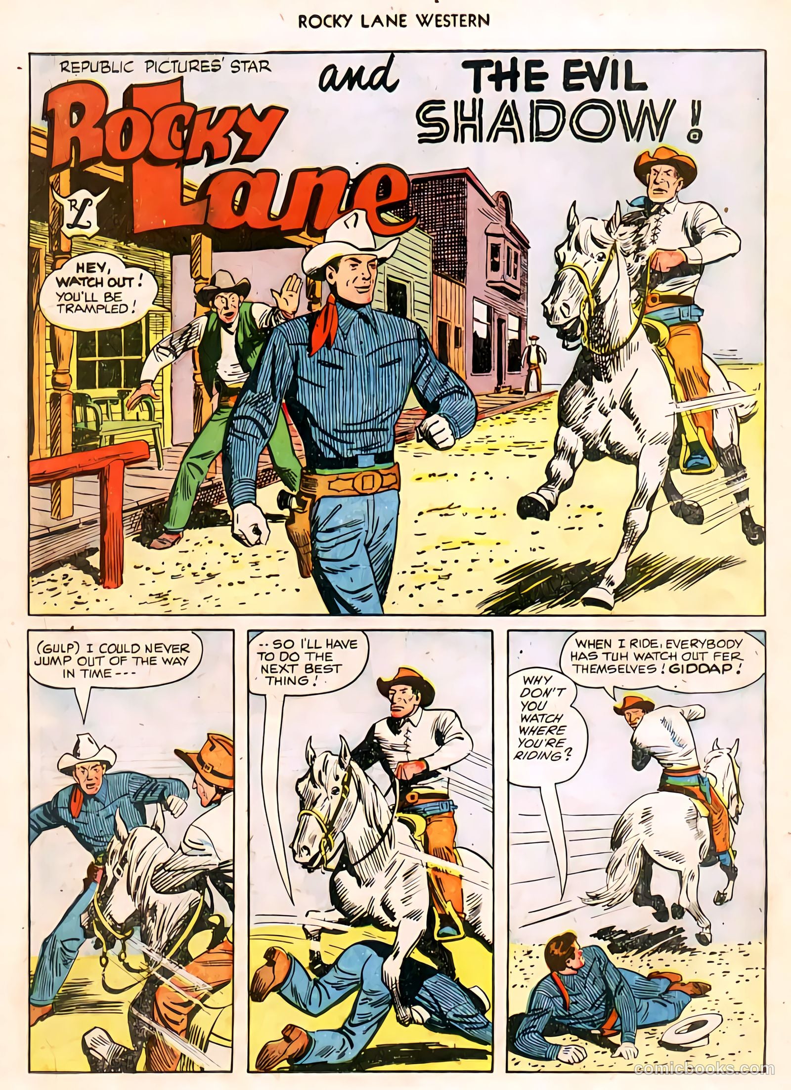 Rocky Lane Western #11 — page 25 of 50