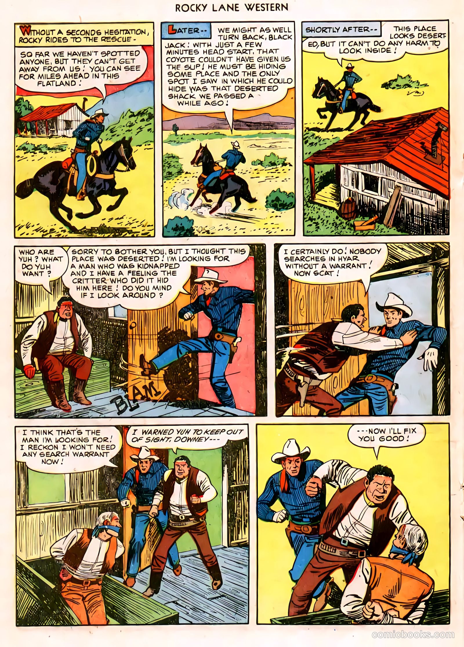 Rocky Lane Western #11 — page 27 of 50