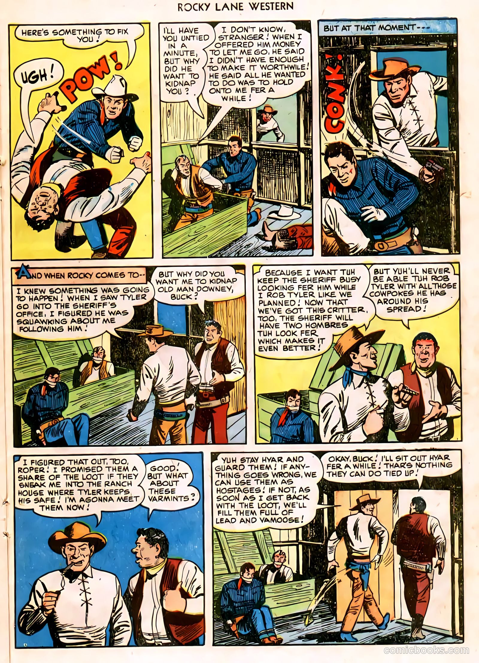 Rocky Lane Western #11 — page 28 of 50
