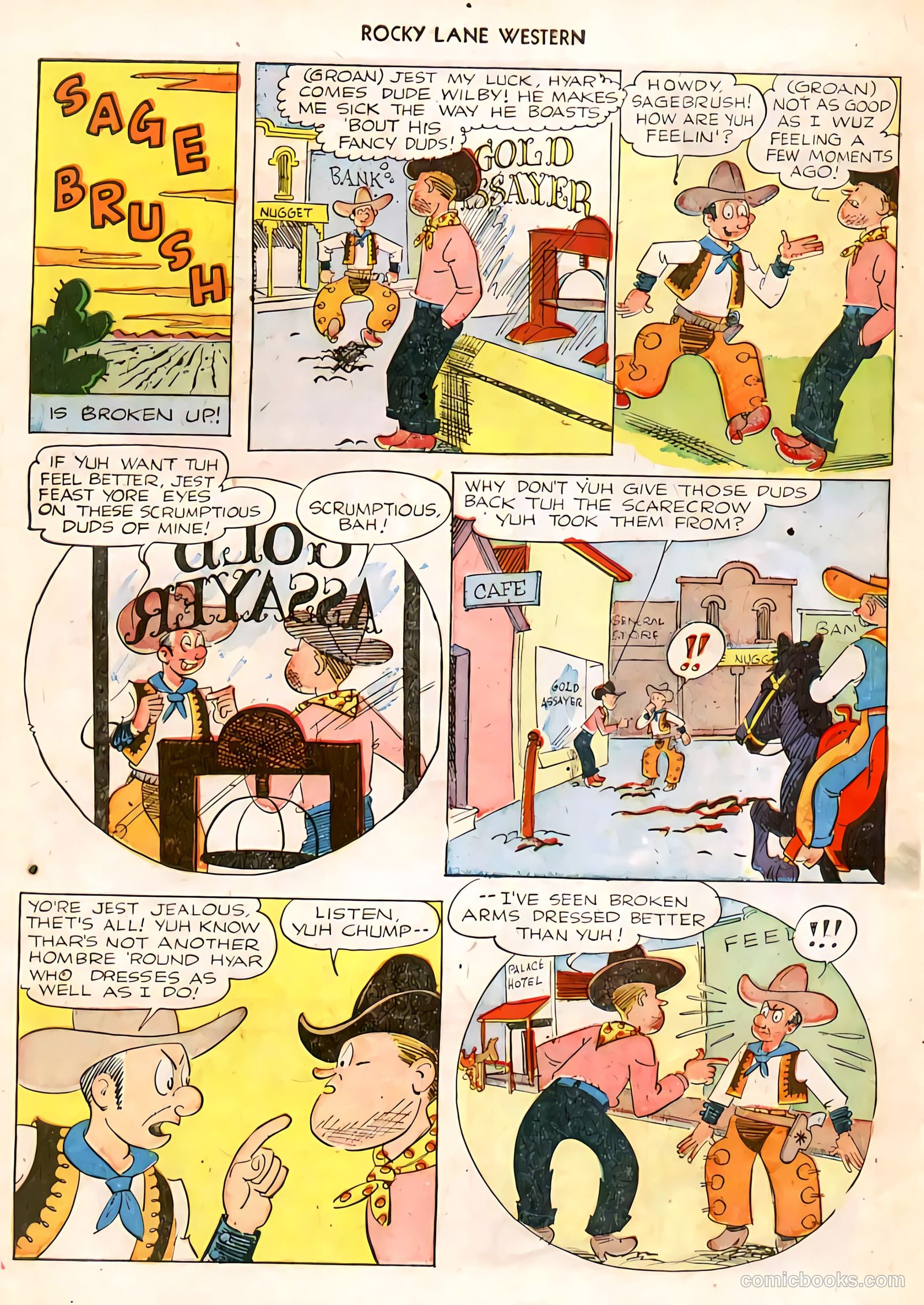Rocky Lane Western #11 — page 33 of 50