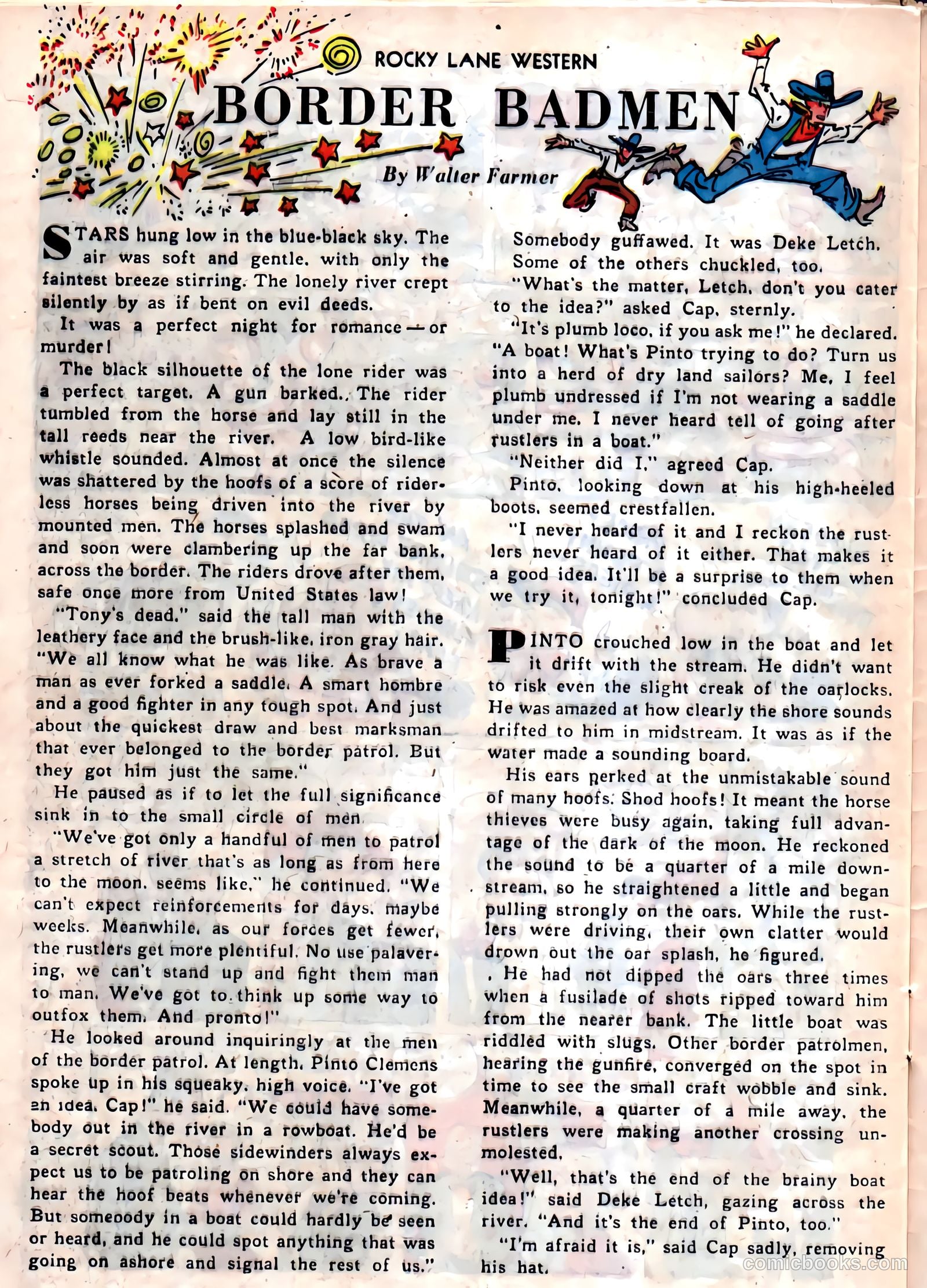 Rocky Lane Western #11 — page 35 of 50