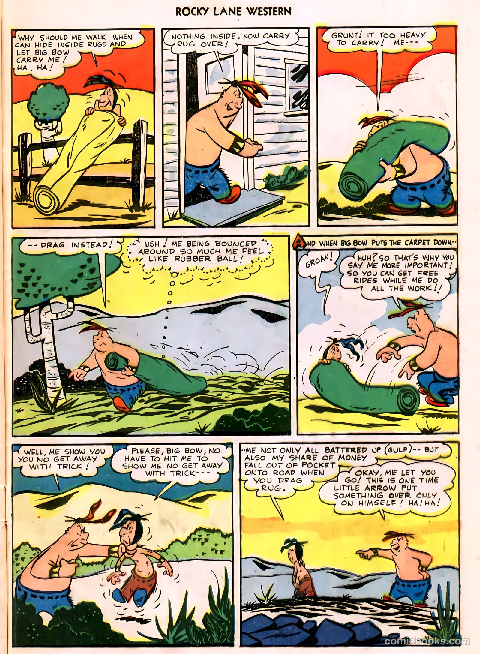 Rocky Lane Western #11 — page 40 of 50