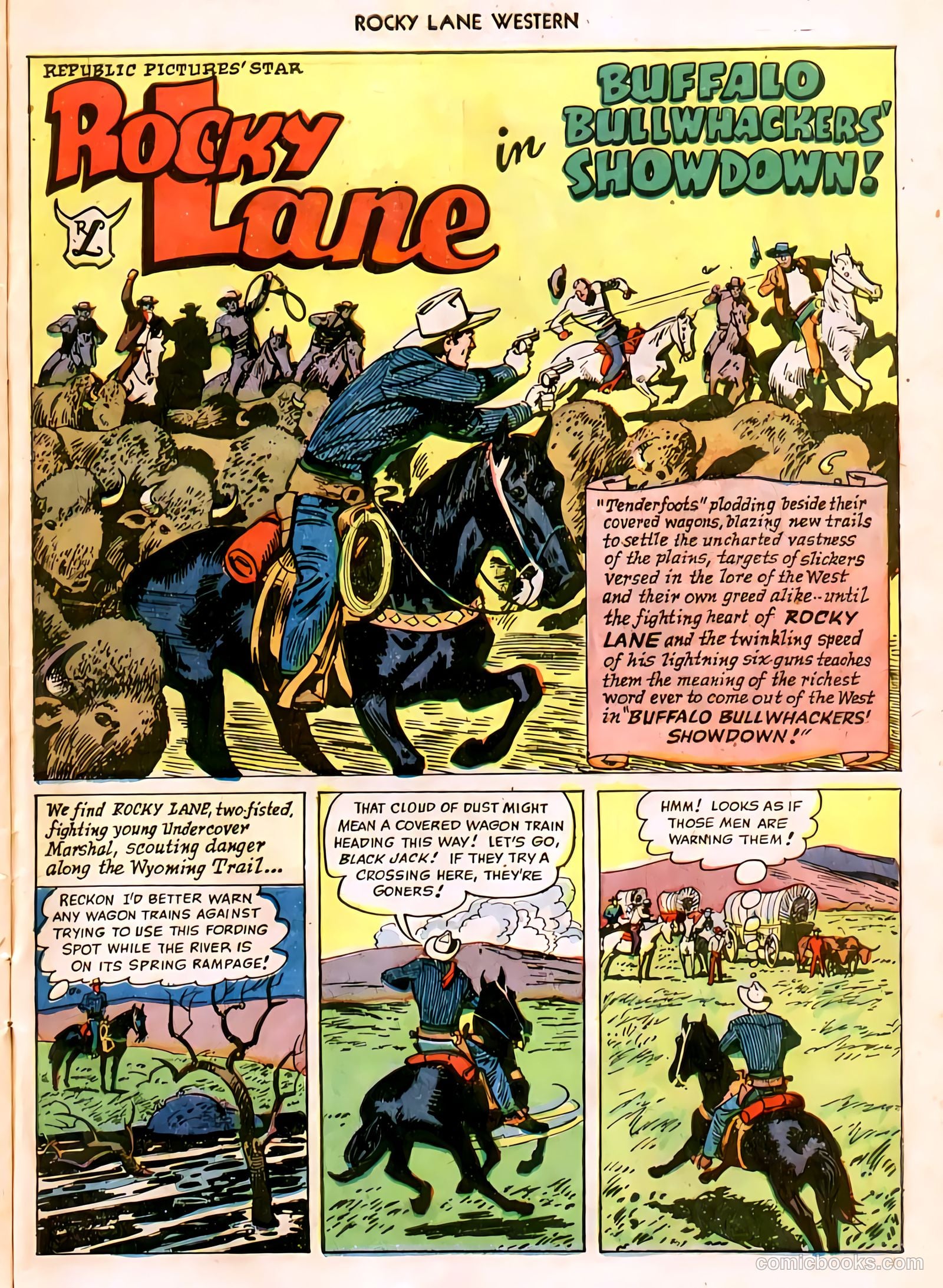 Rocky Lane Western #11 — page 42 of 50